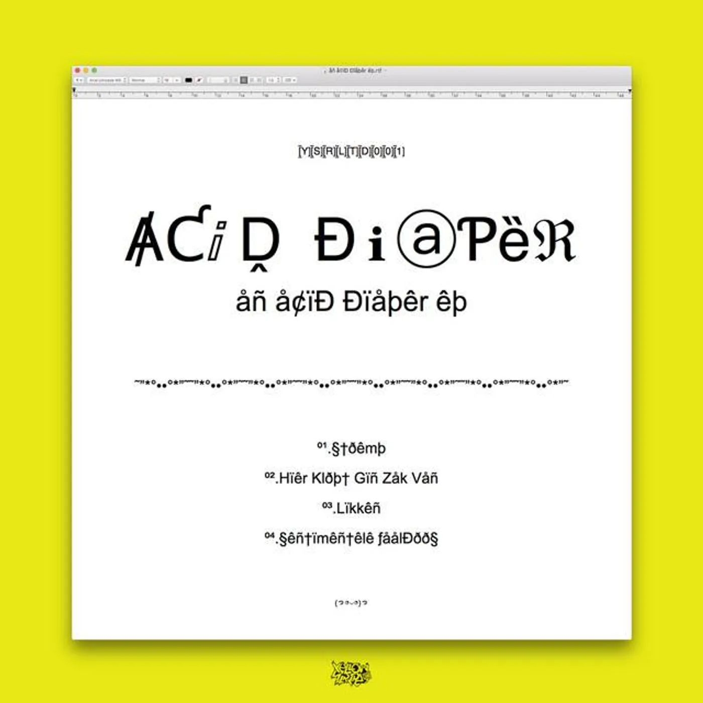 Acid Diaper