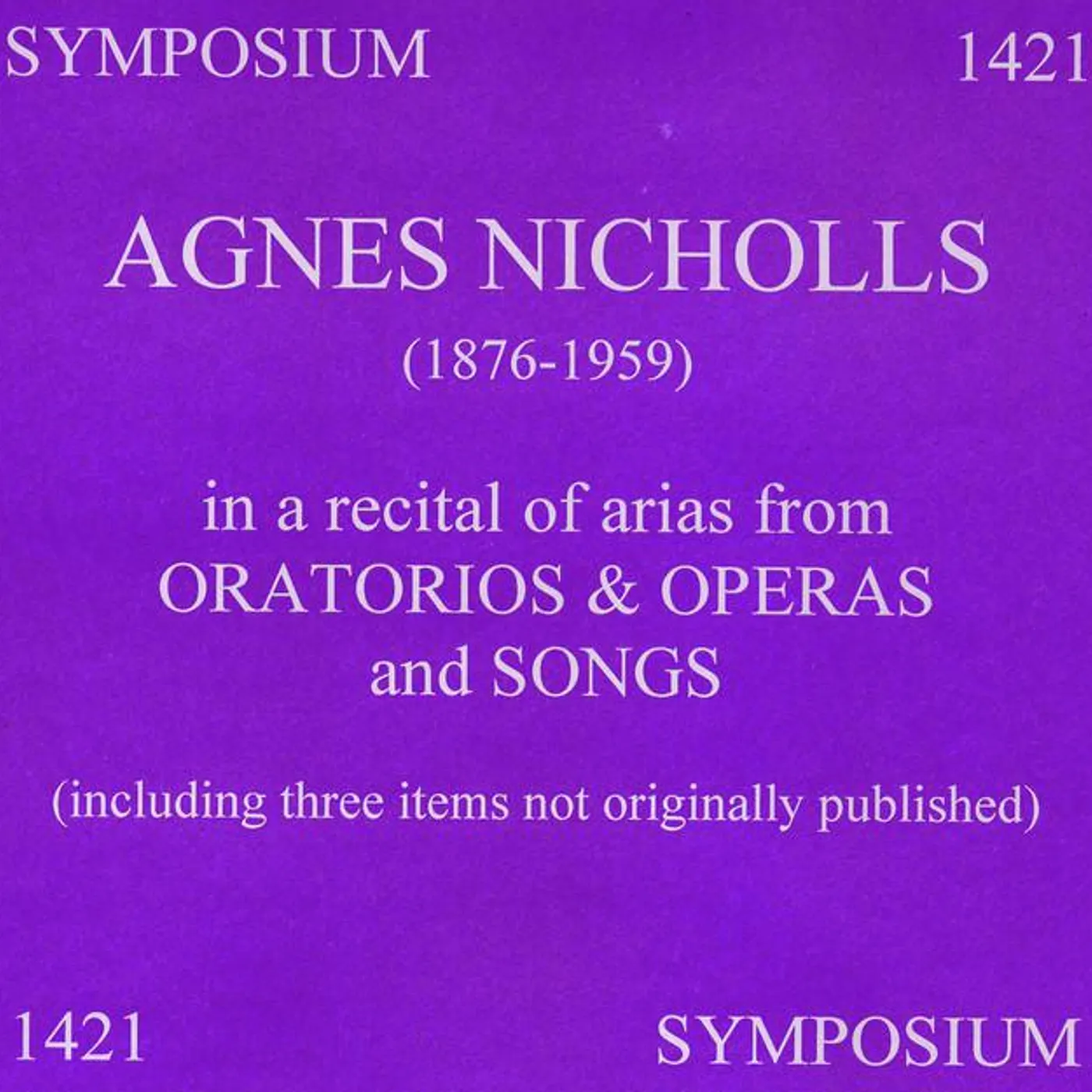 Agnes Nicholls