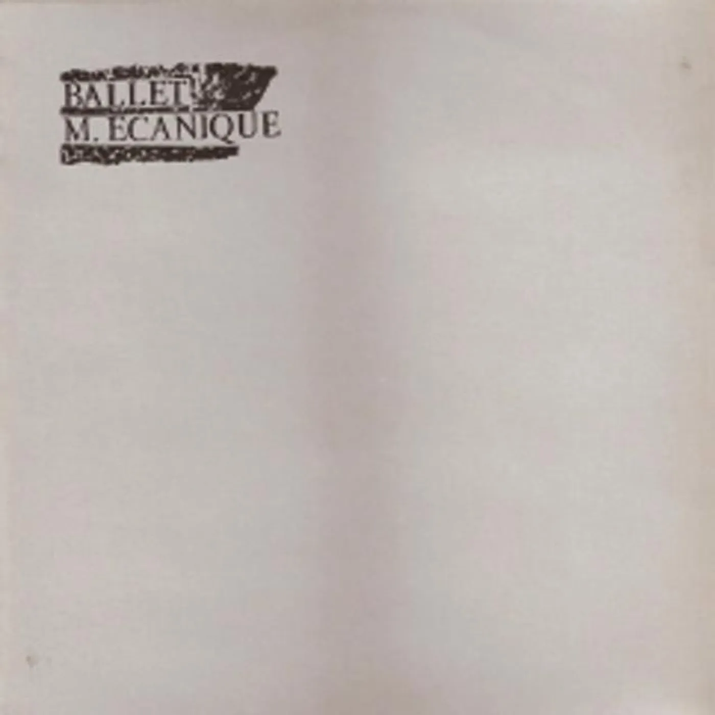 Ballet Mecanique
