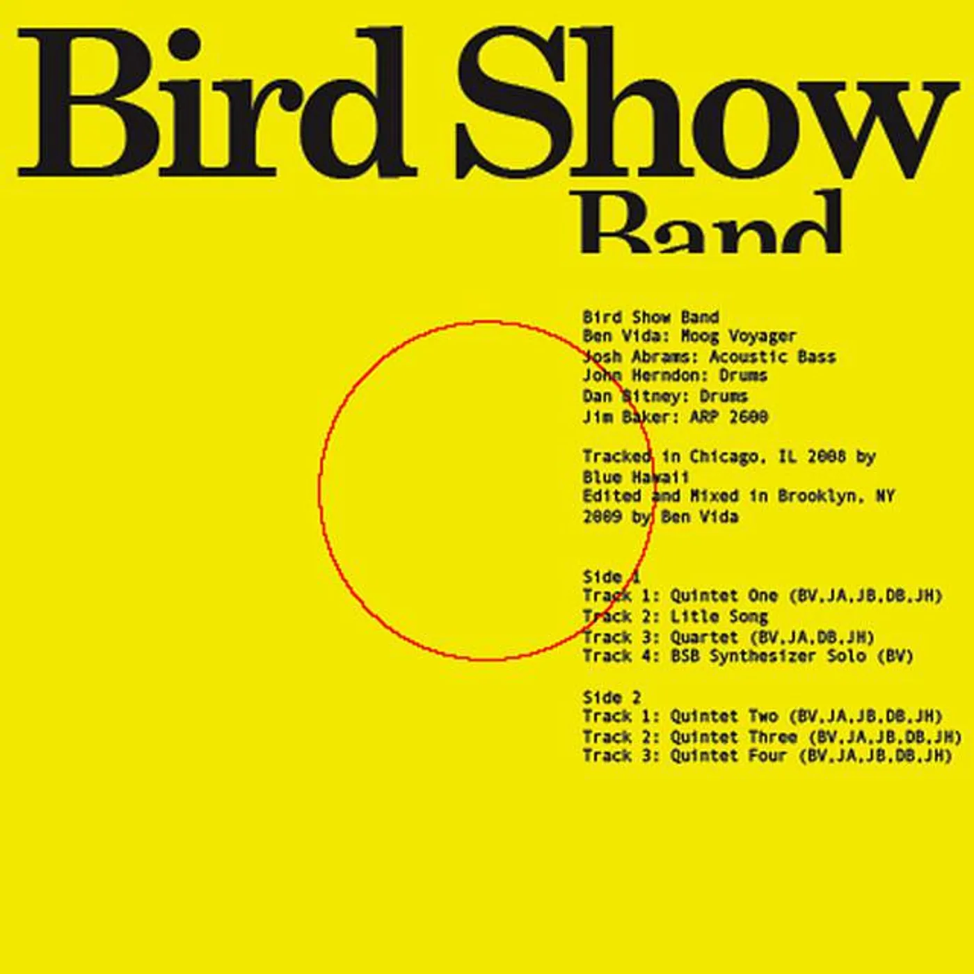 Bird Show Band Brand Page
