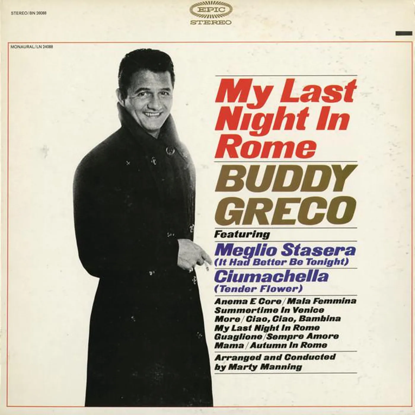 Buddy Greco Brand Page
