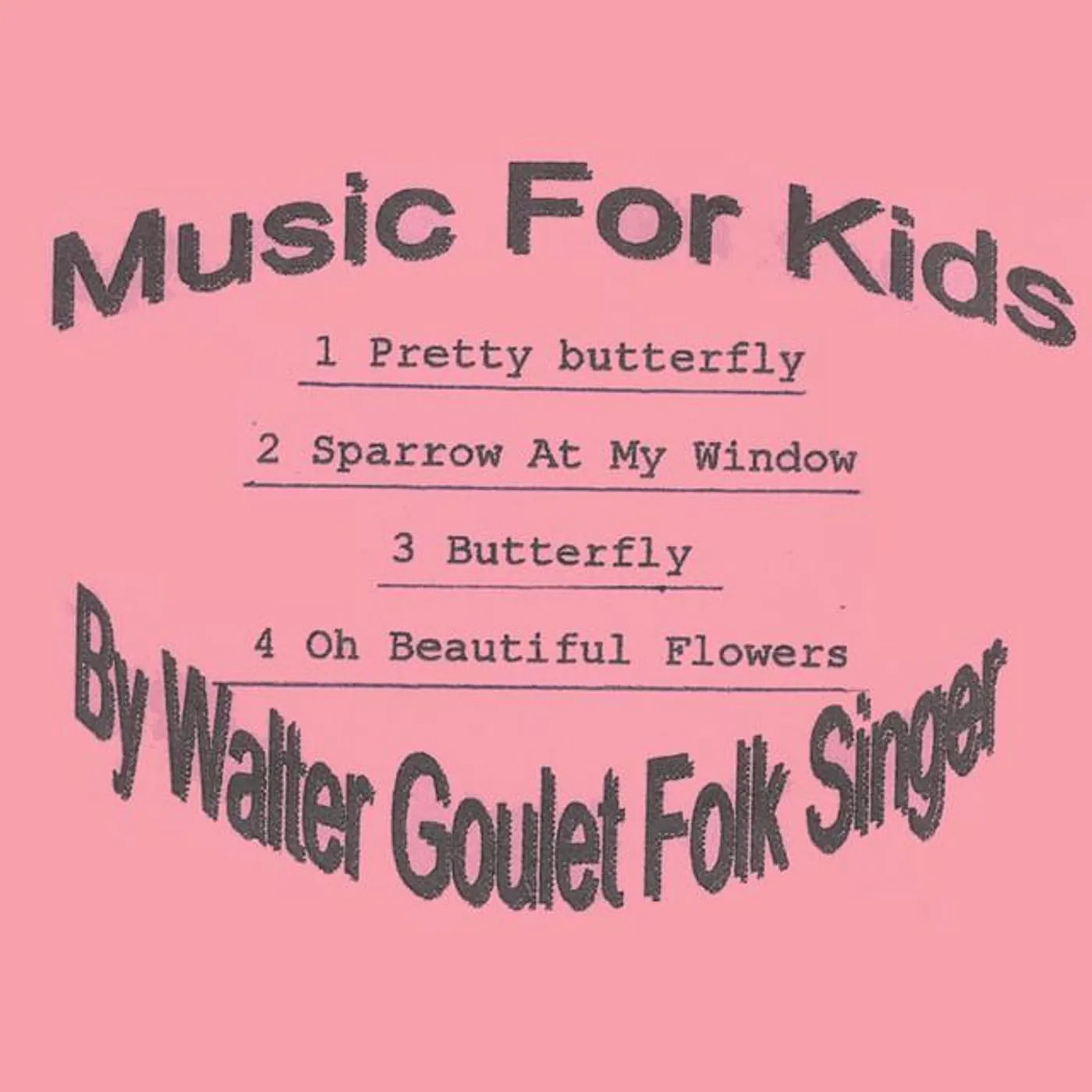 By Walter Goulet Folk Singer Brand Page