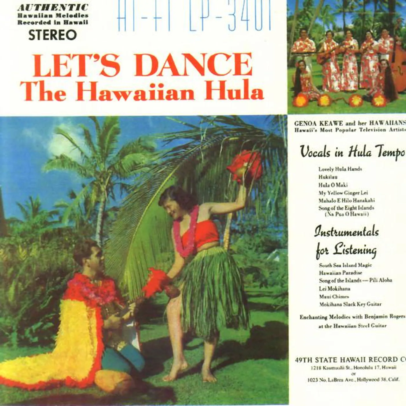 Genoa Keawe and her Hawaiians Brand Page