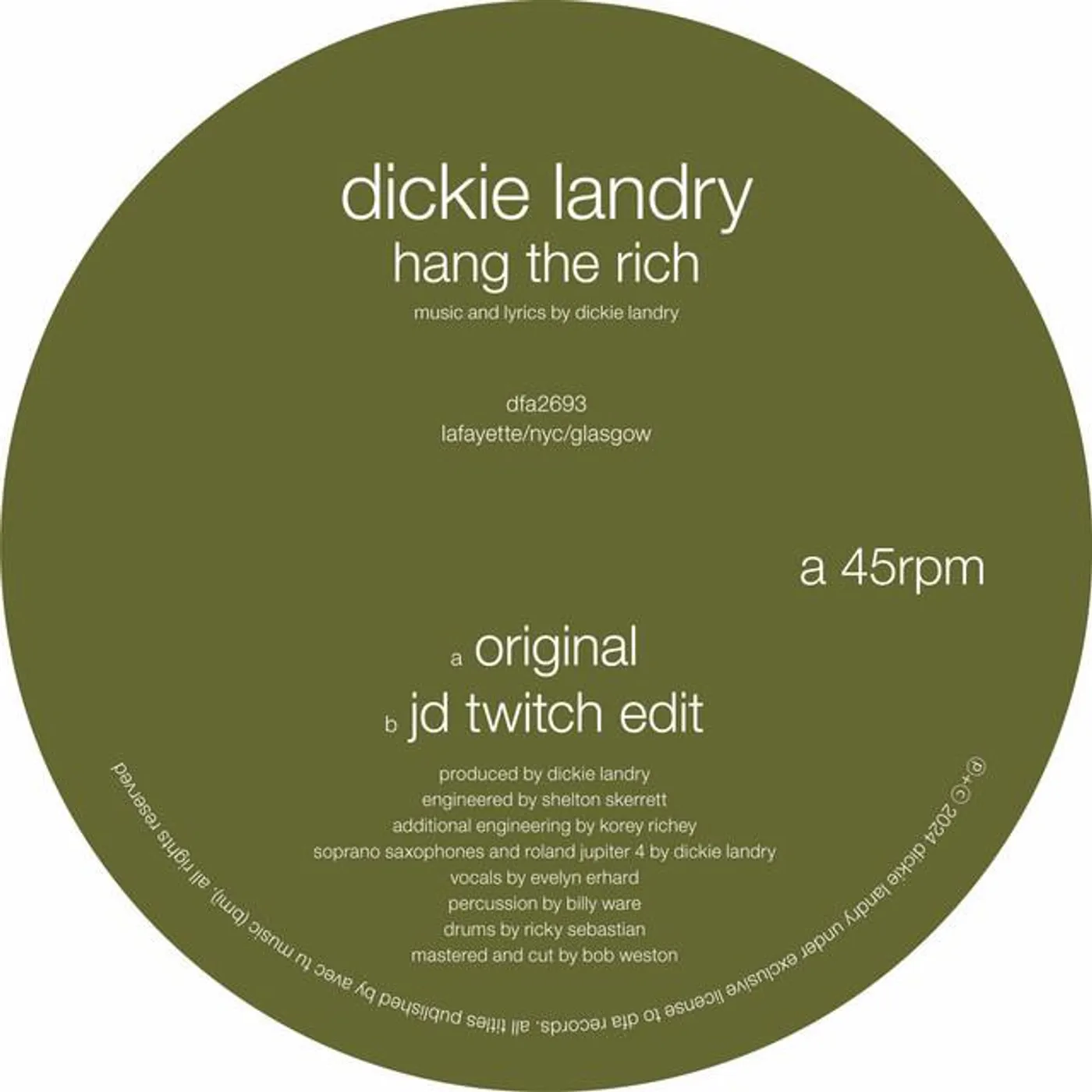 Dickie Landry Brand Page