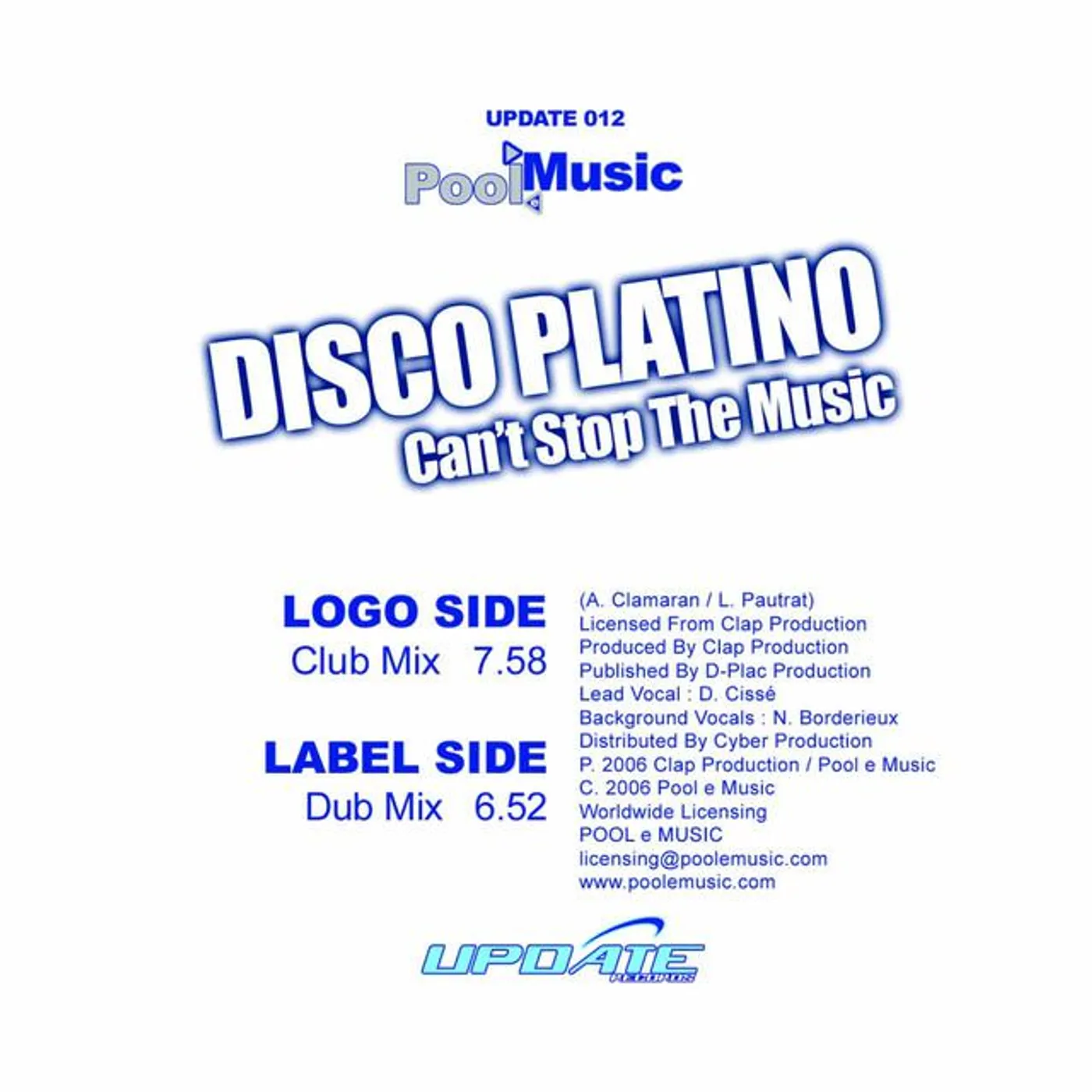 Disco Platino Brand Page