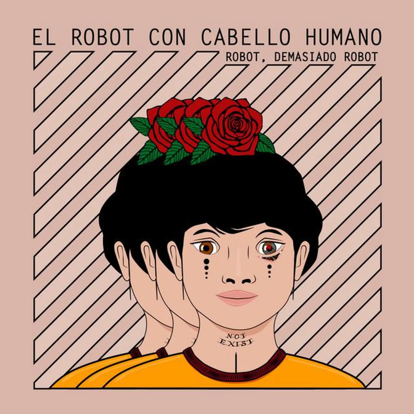 El Robot Con Cabello Humano