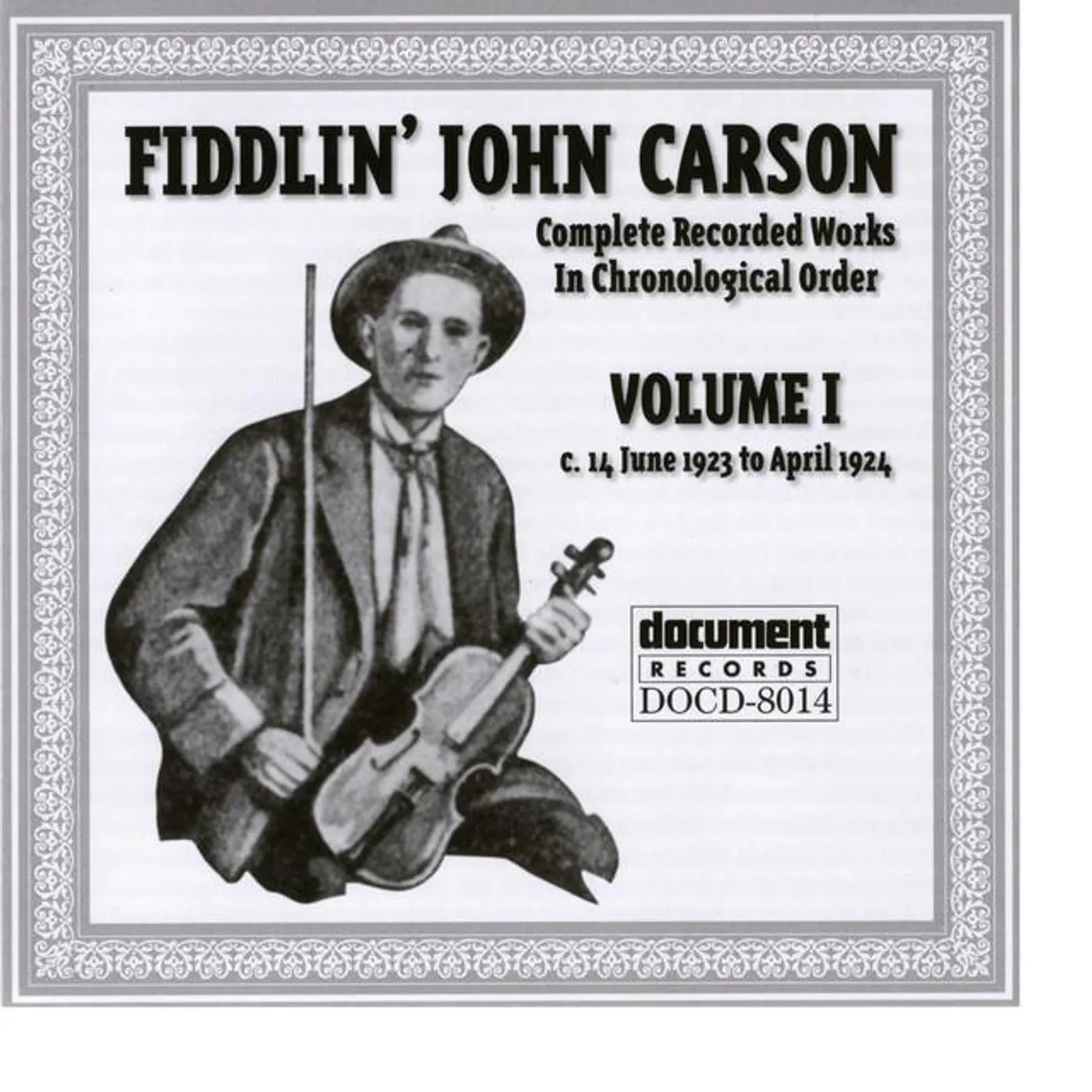 Fiddlin John Carson Brand Page