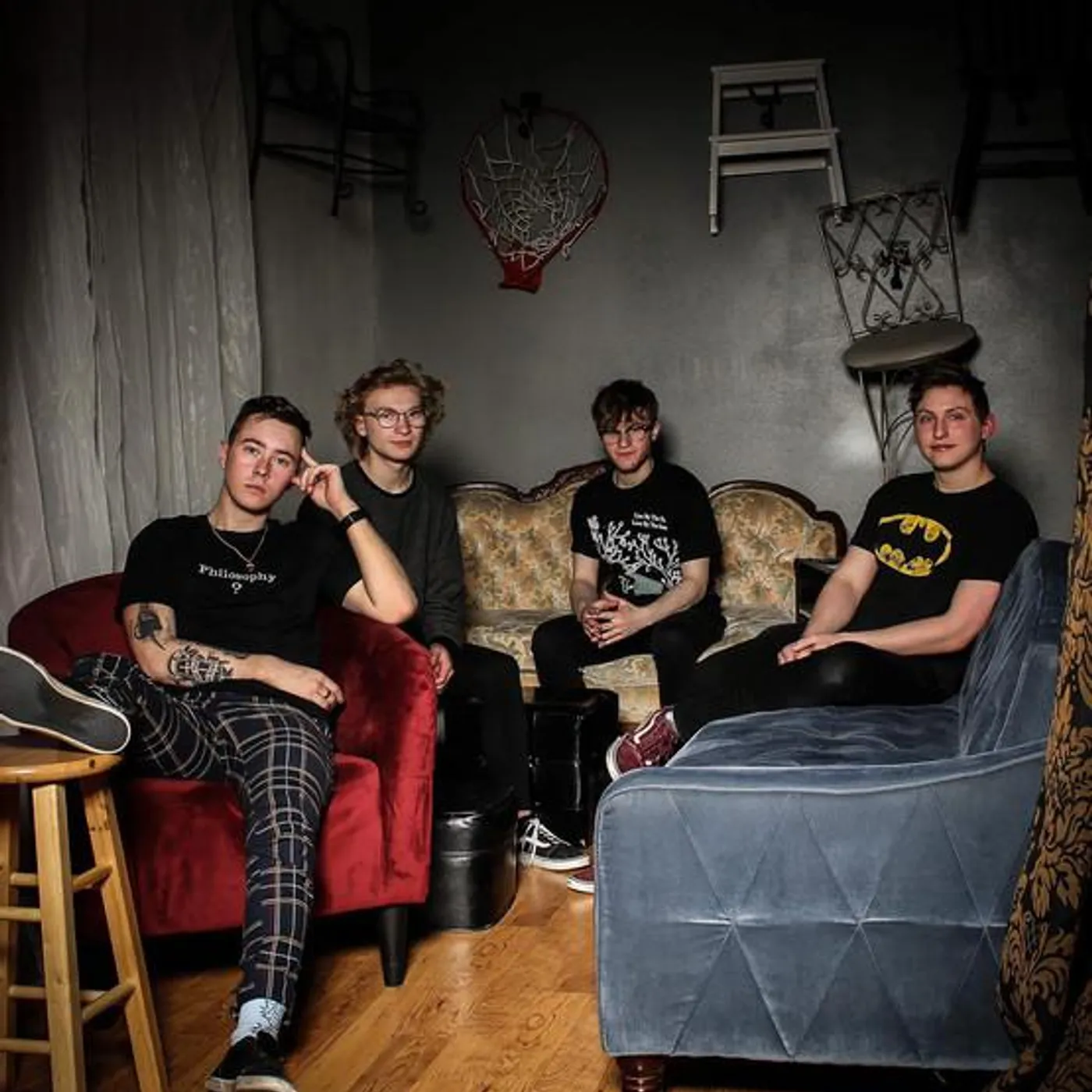 Kids Under Bleachers