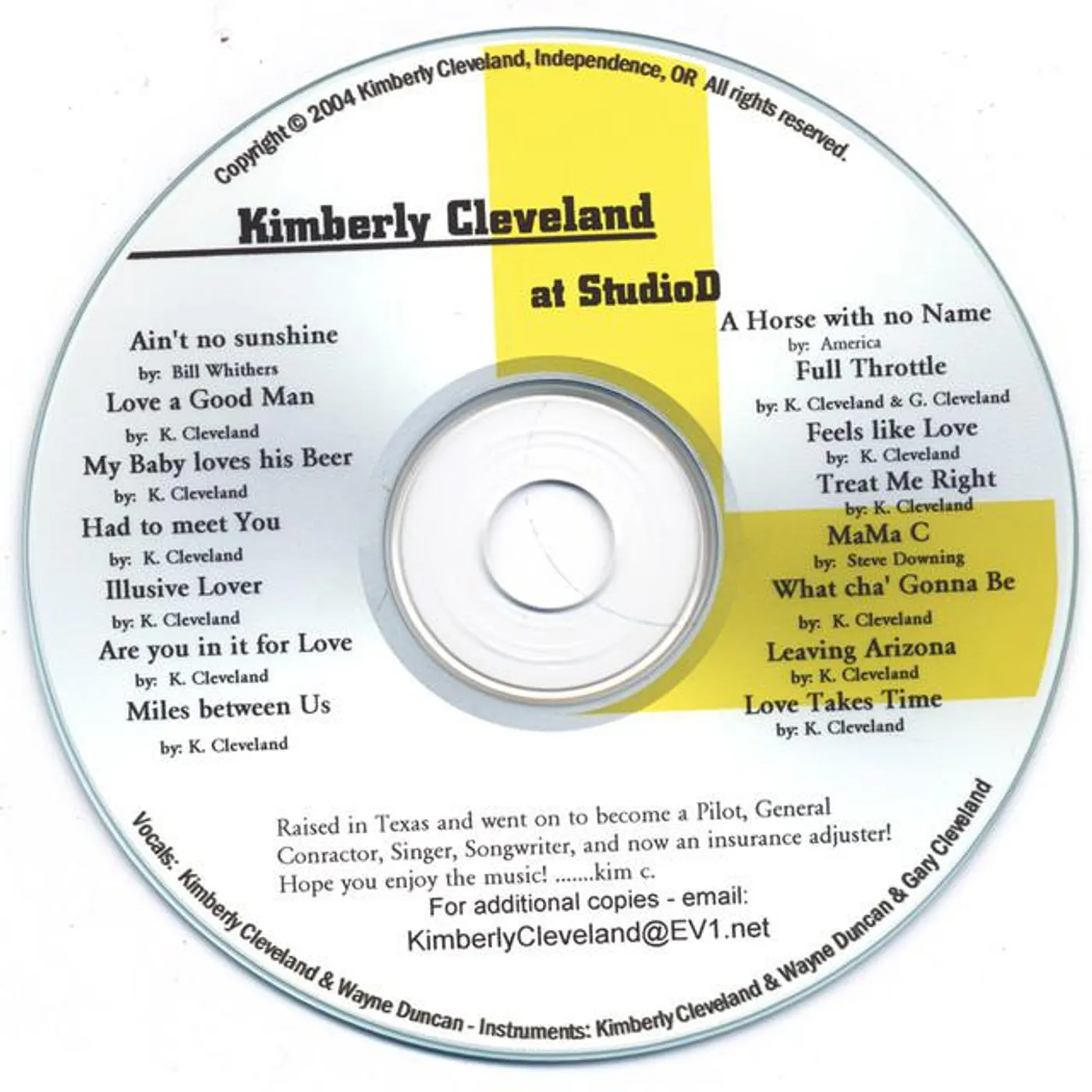 Kimberly Cleveland Brand Page