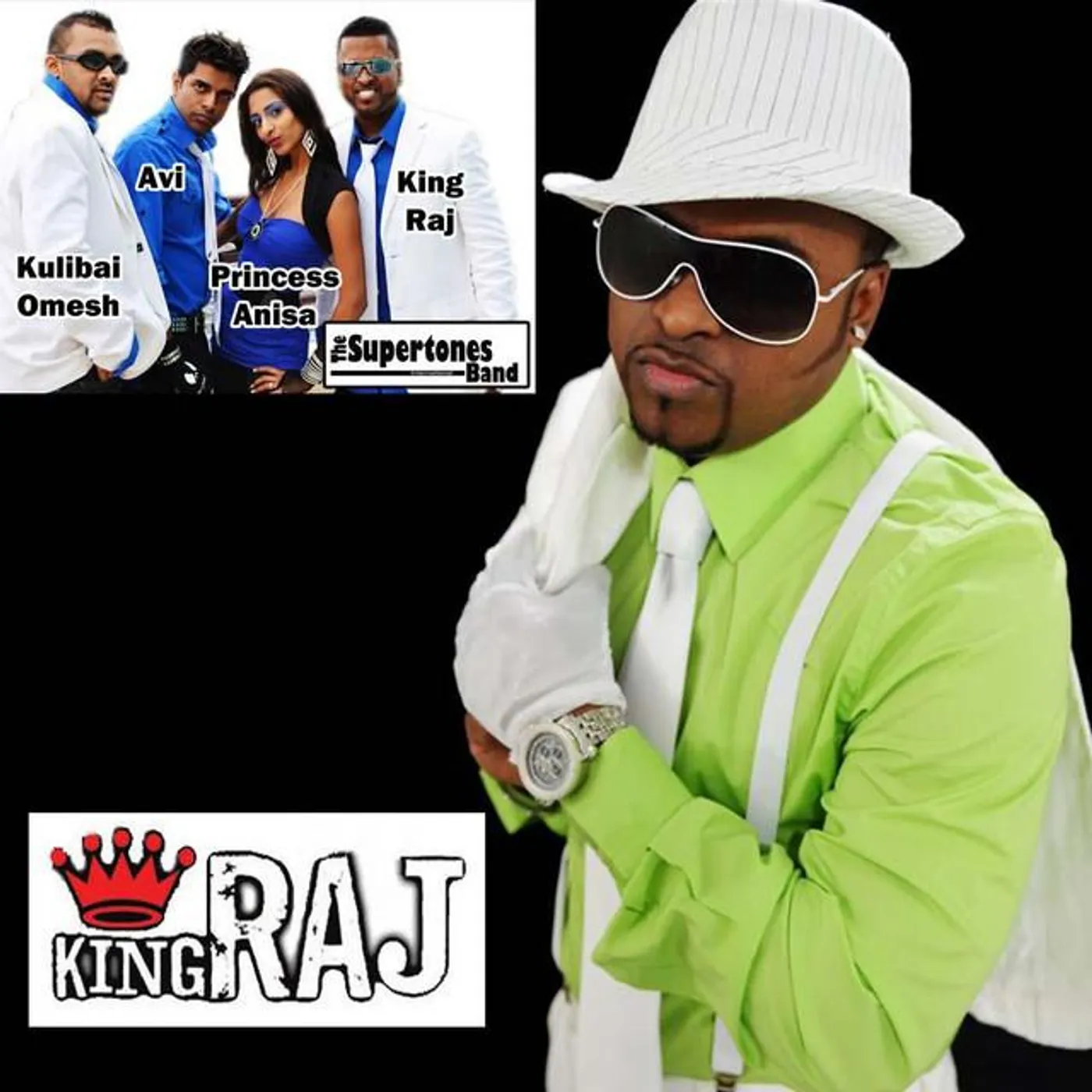 King Raj & The Supertones Band Brand Page