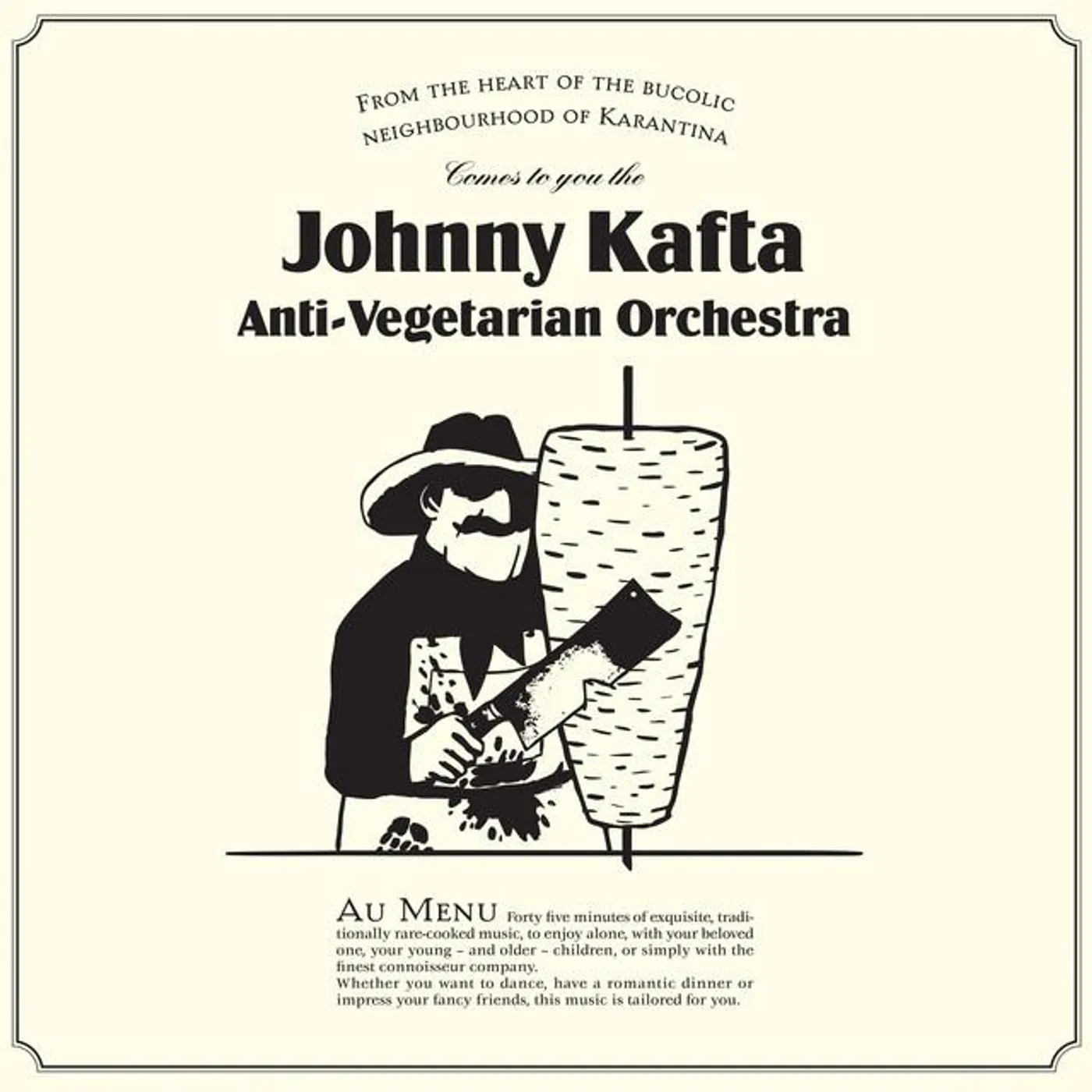Johnny Kafta Anti-Vegetarian Orchestra Brand Page