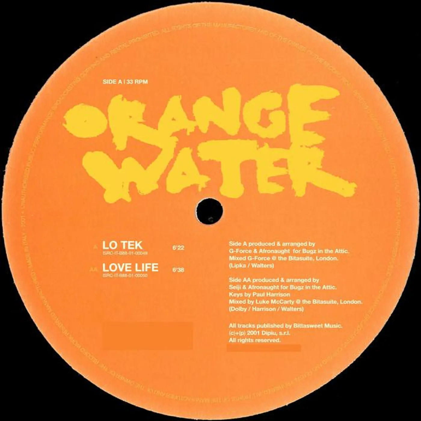 Orange Water Brand Page