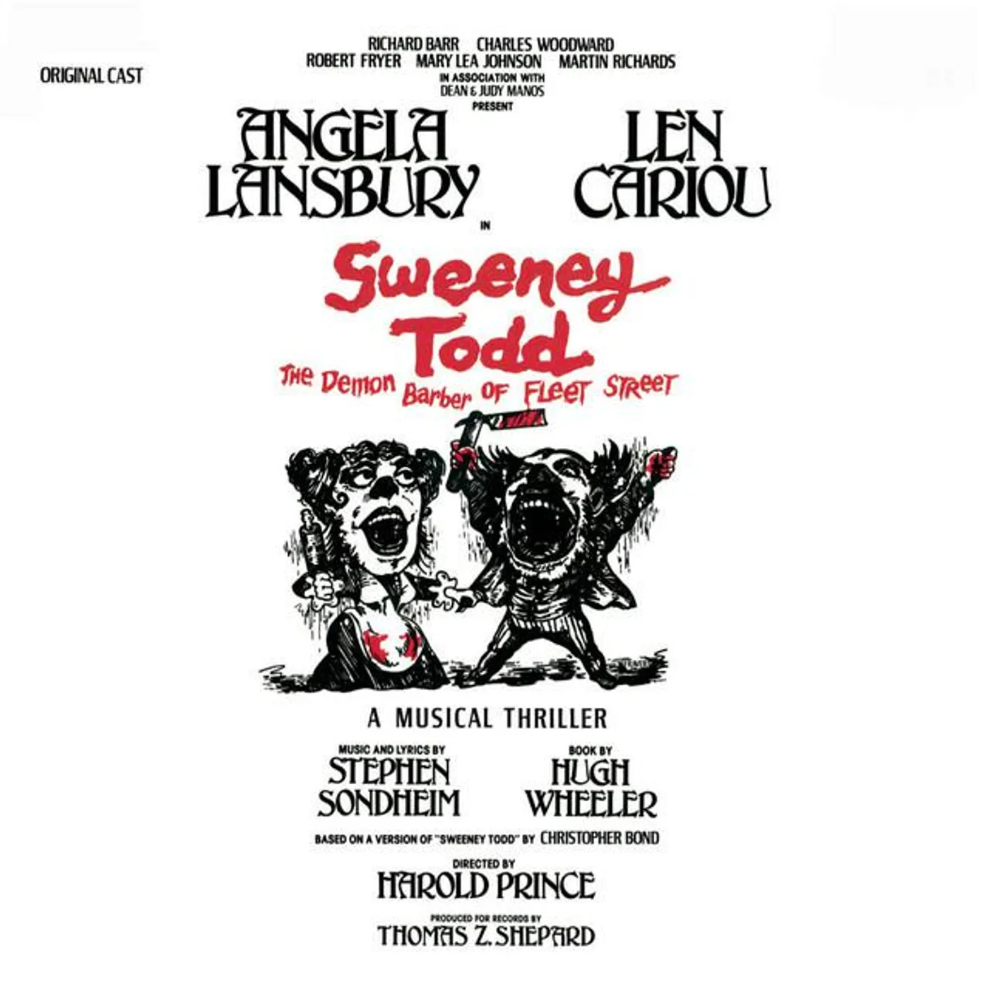 Original Broadway Cast of Sweeney Todd: The Demon Barber of Fleet Street Brand Page