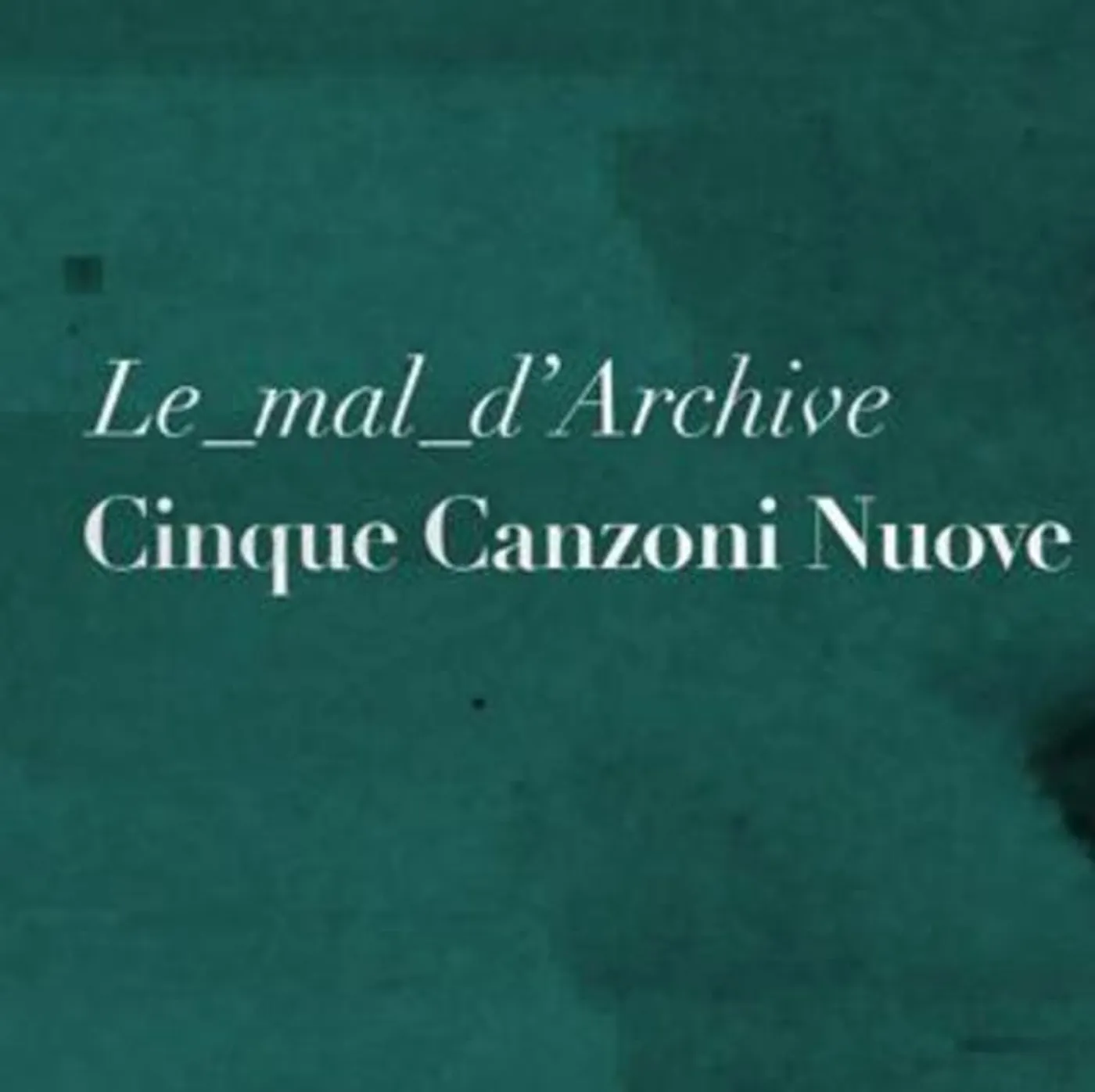 Le Mal d'Archive