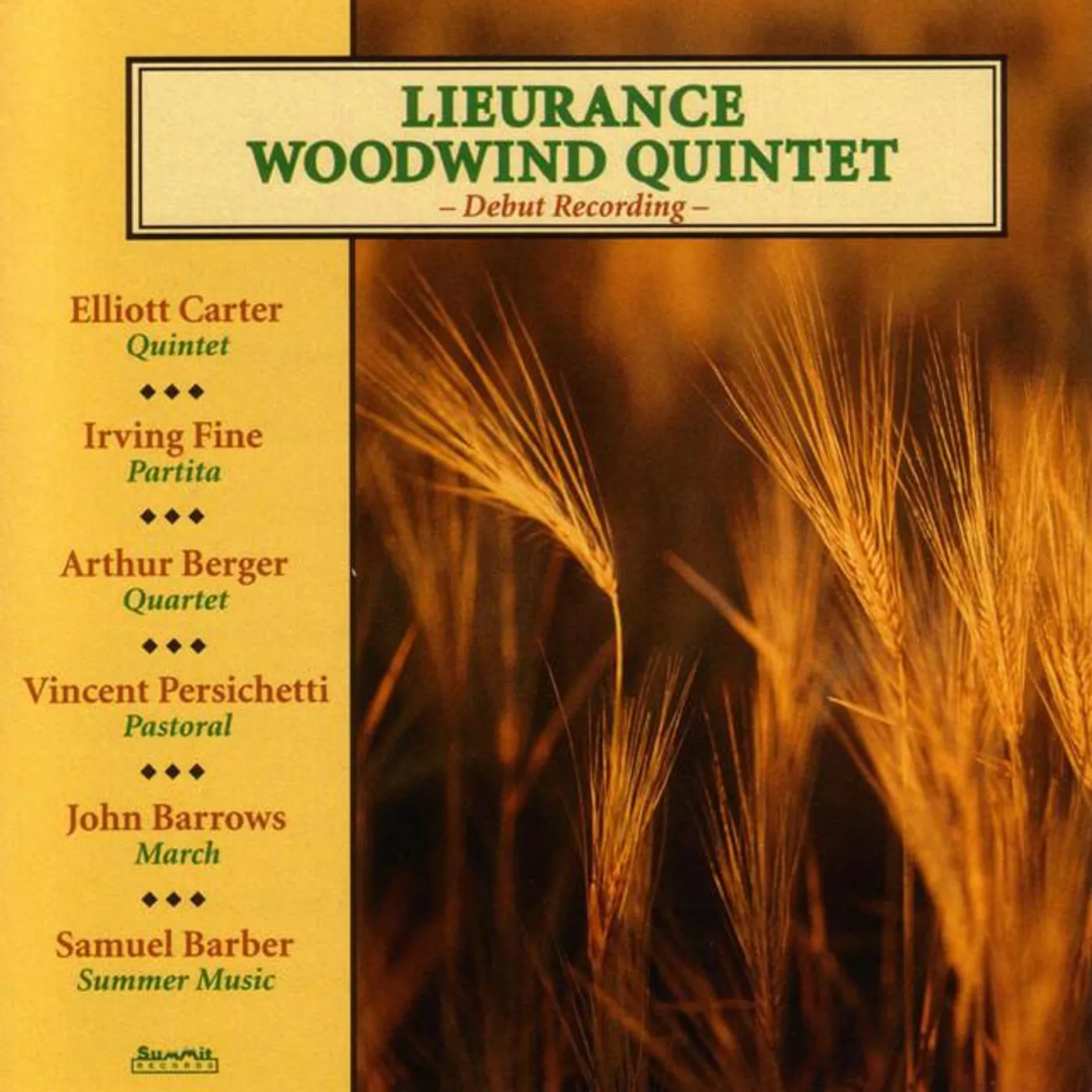Lieurance Woodwind Quintet Brand Page