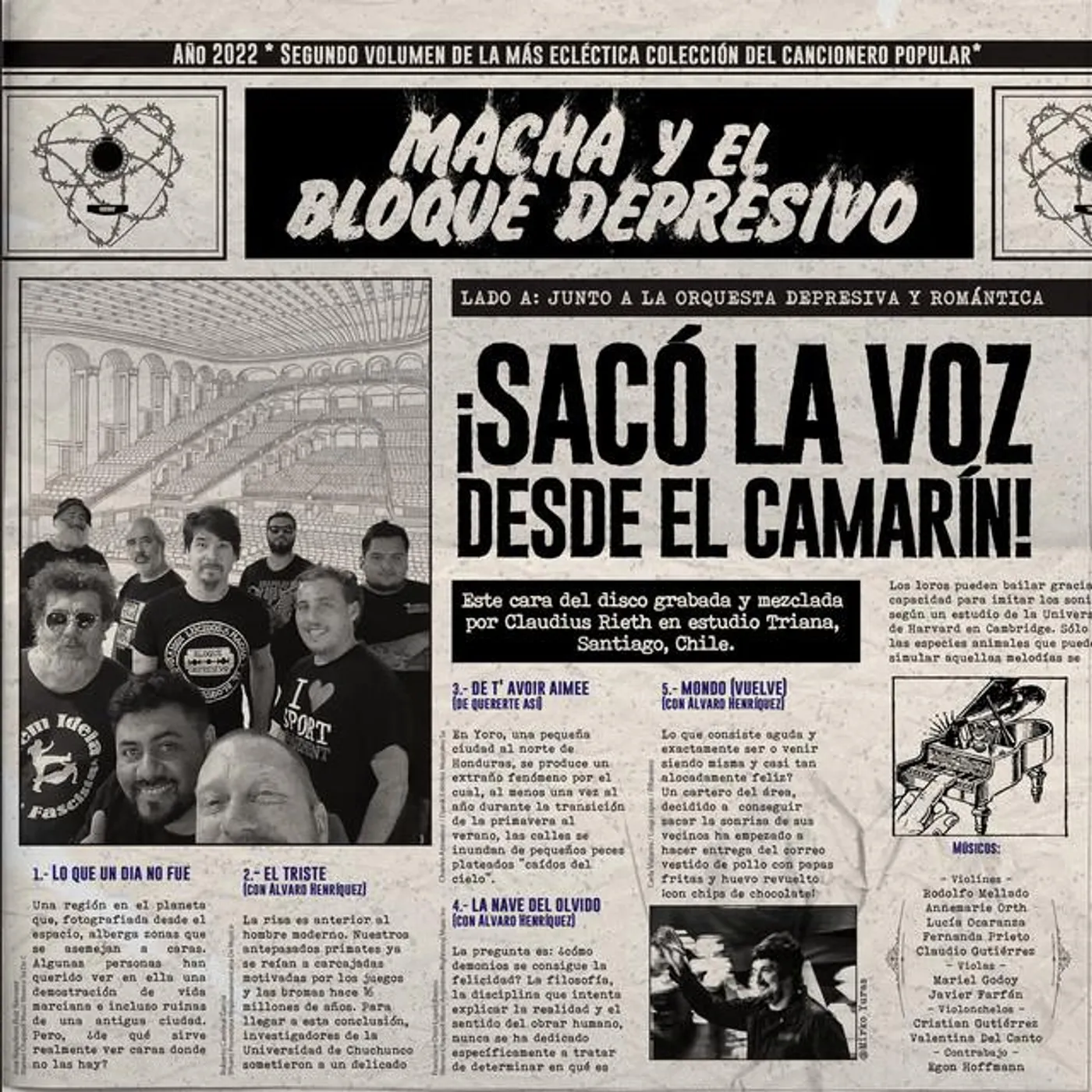 Macha Y El Bloque Depresivo Brand Page