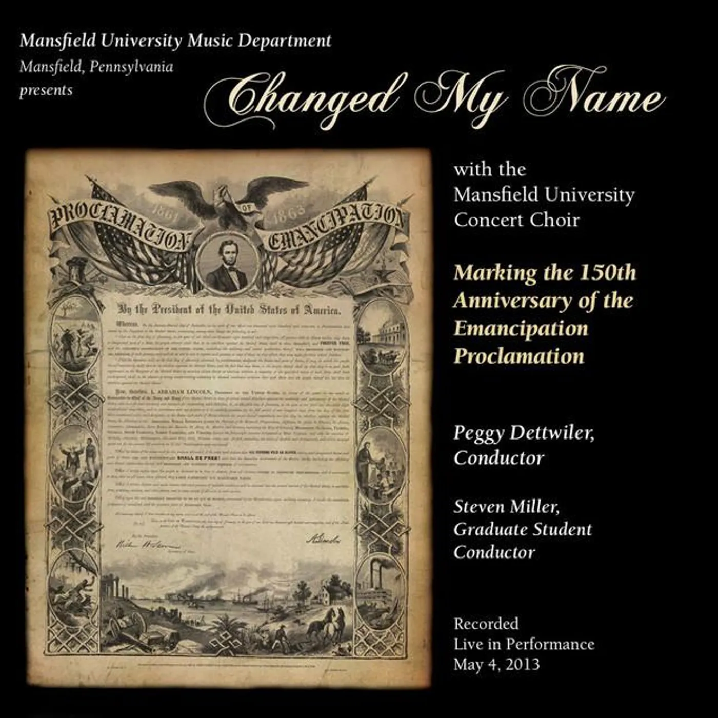 Mansfield University Concert Choir Brand Page