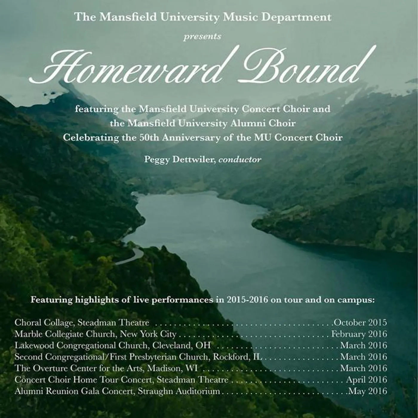 Mansfield University Alumni Choir Brand Page