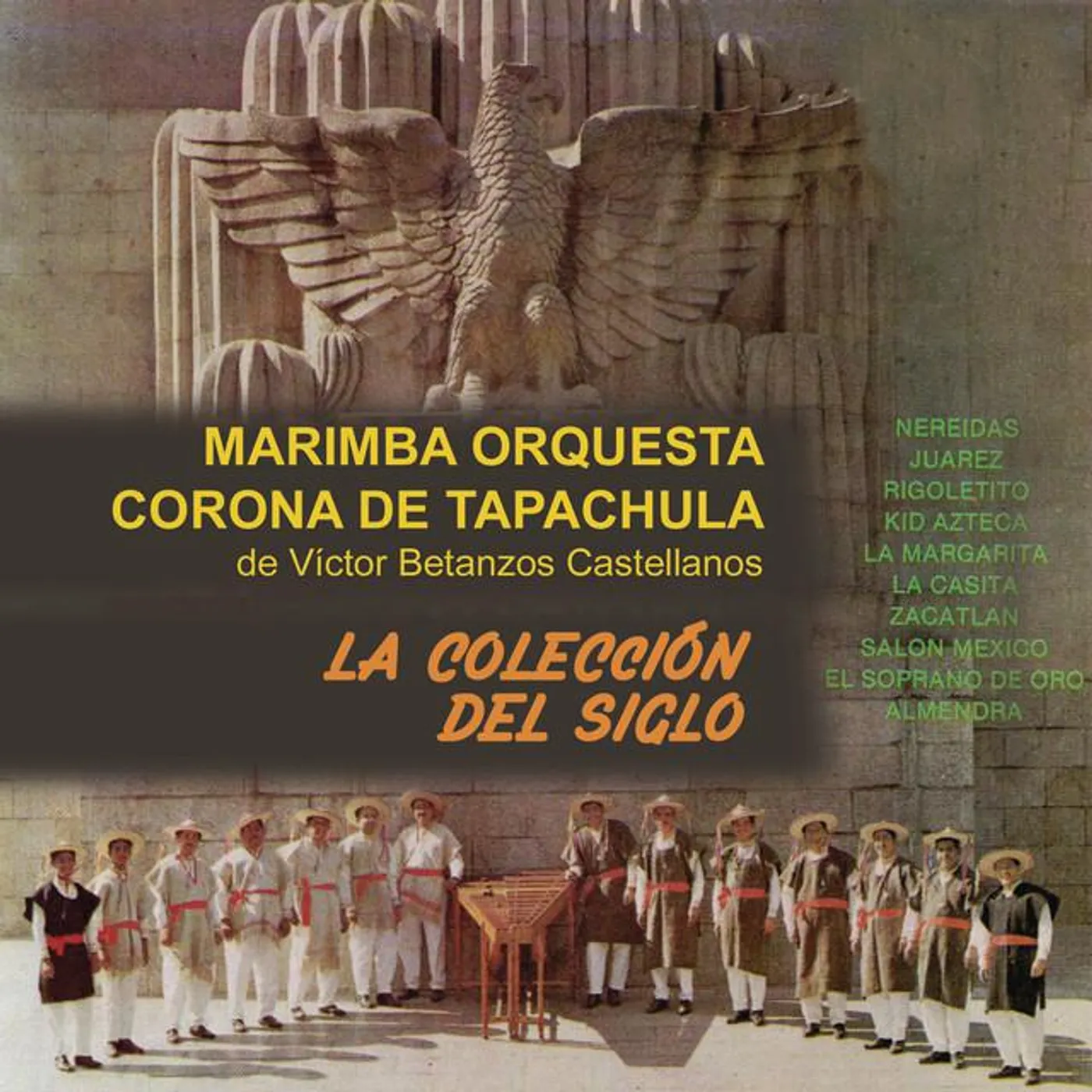 Marimba Orquesta Corona de Tapachula de Victor Betanzos Castelllanos Brand Page