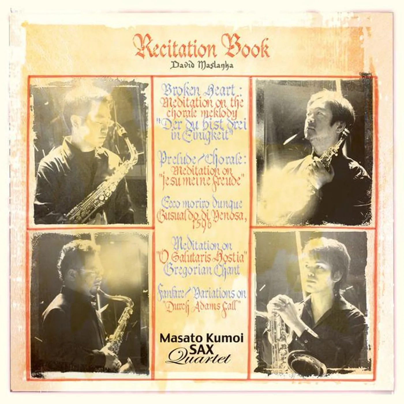 Masato Kumoi Sax Quartet Brand Page