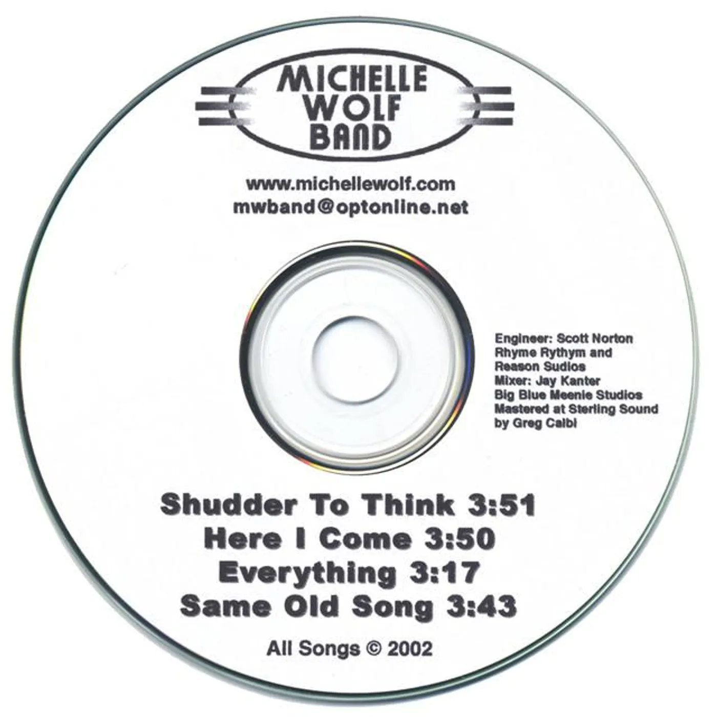 Michelle Wolf Band Brand Page