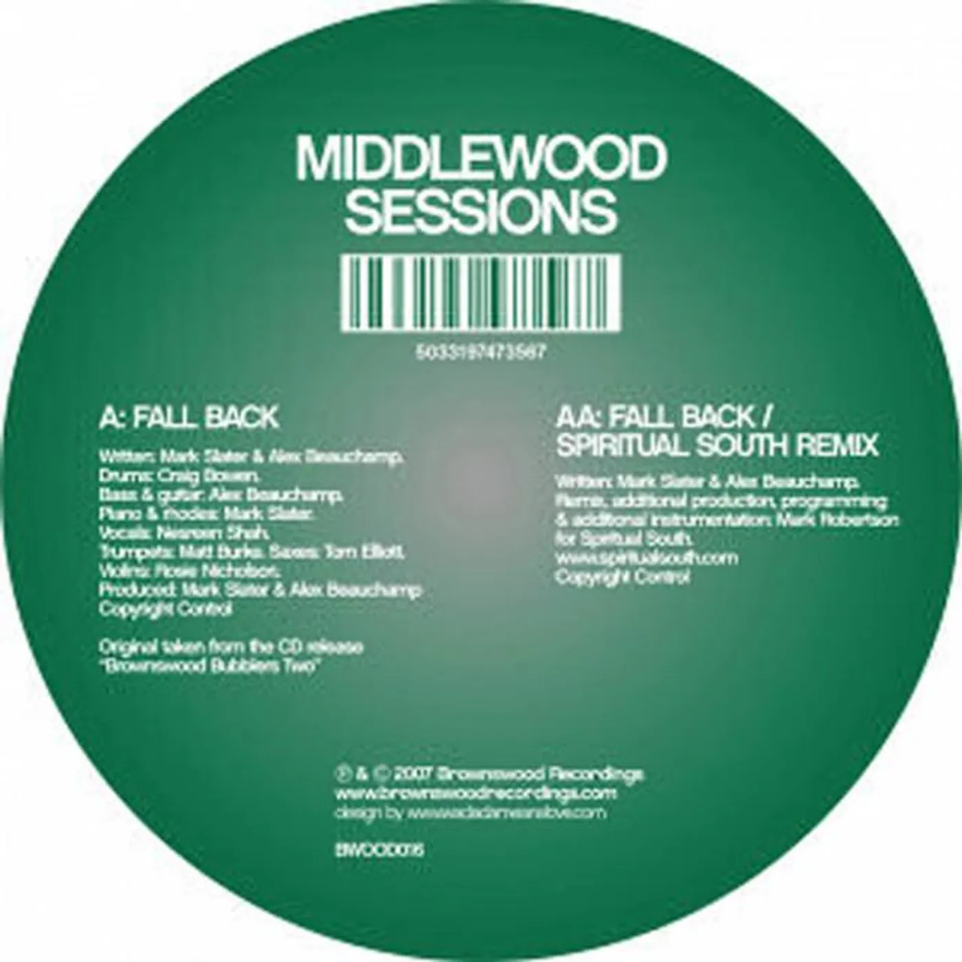Middlewood Sessions Brand Page