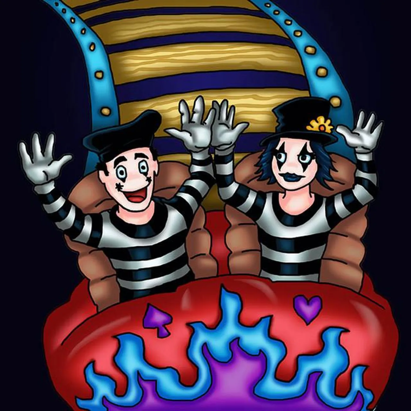Mimes On Rollercoasters