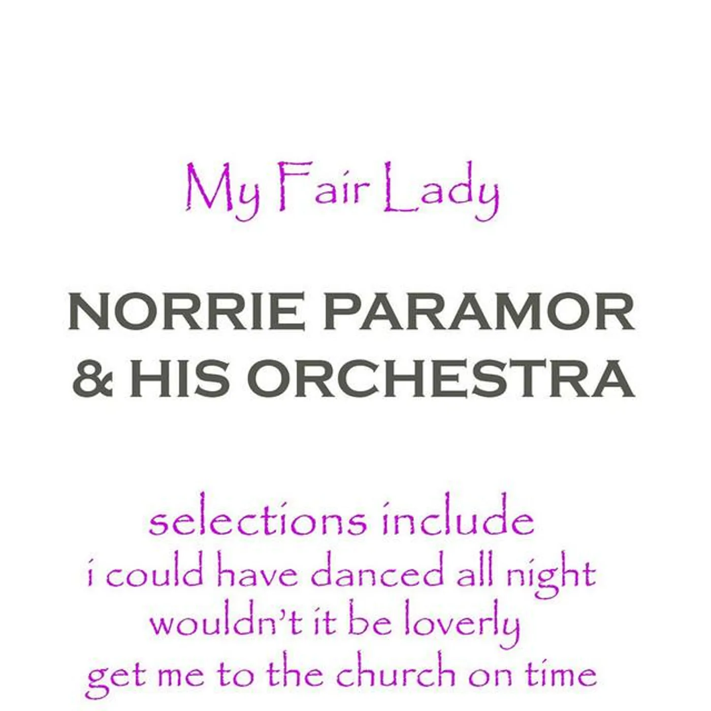 Norrie Paramour & His Orchestra Brand Page