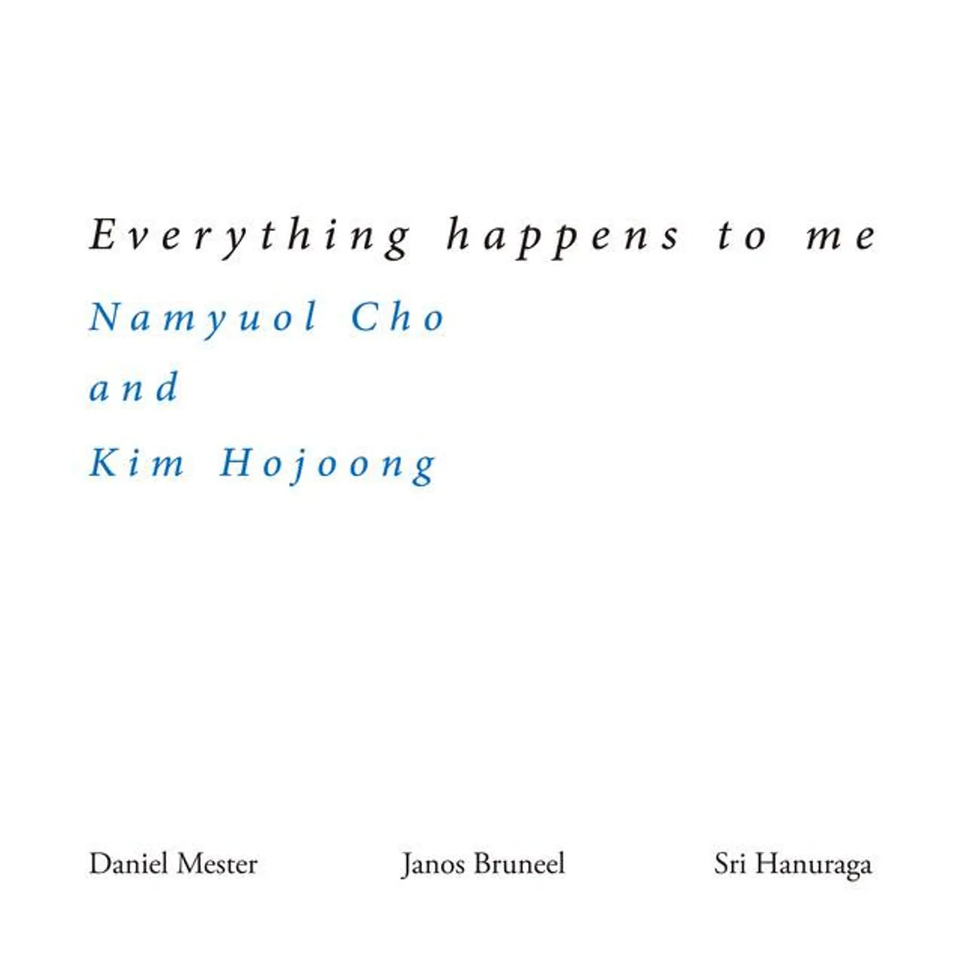 Namyuol Cho & Kim Hojoong