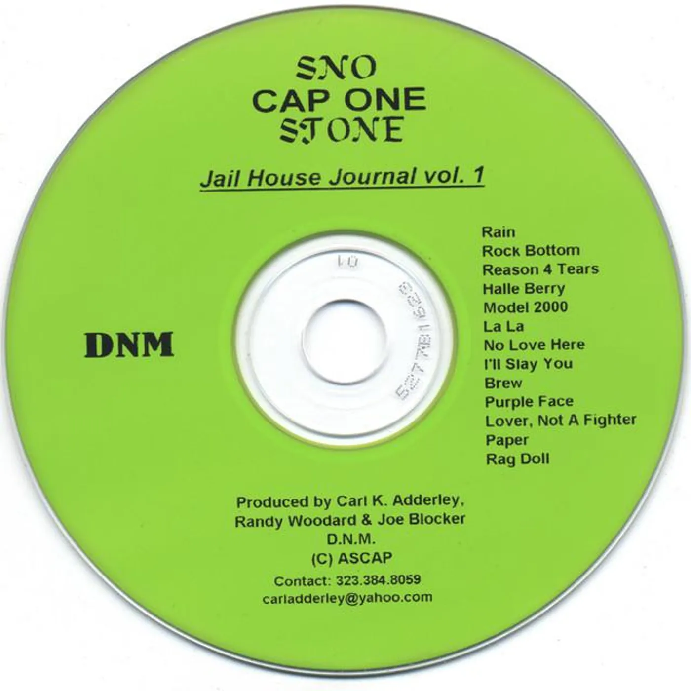 Sno Cap One Stone Brand Page