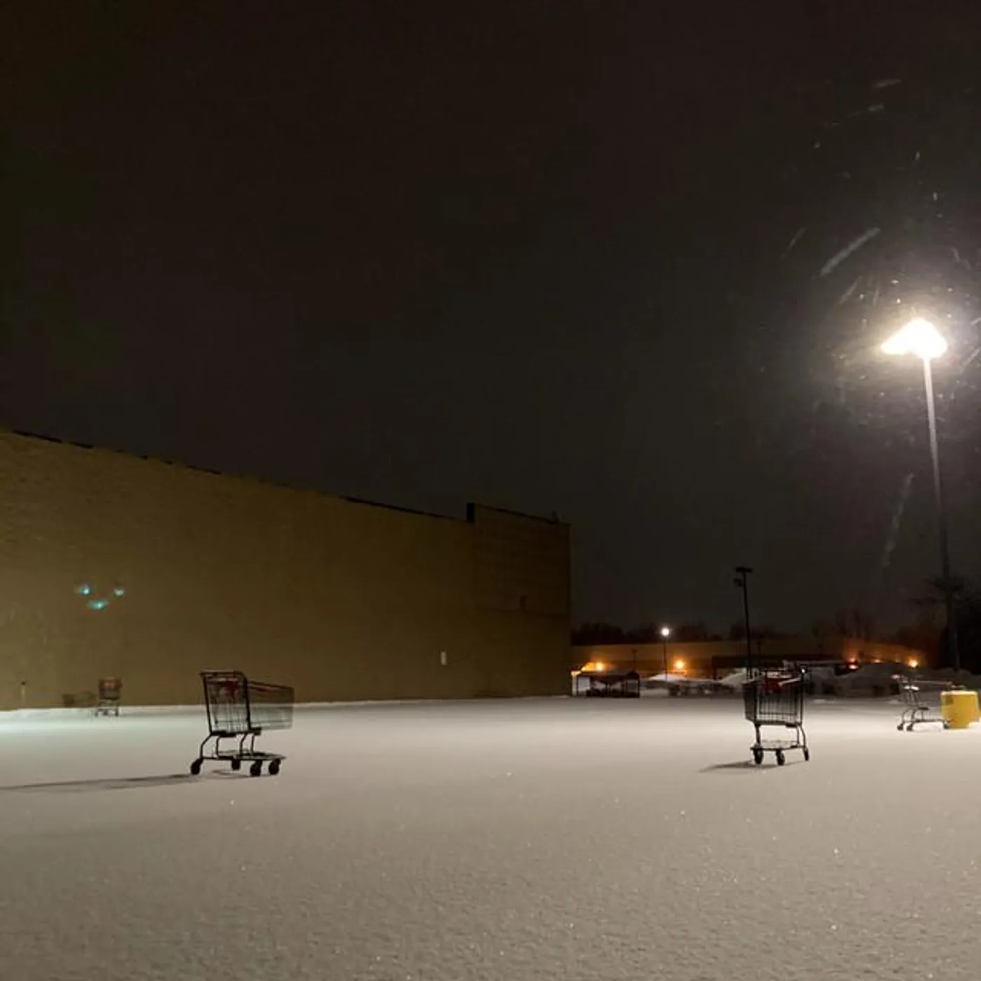 snowy sky