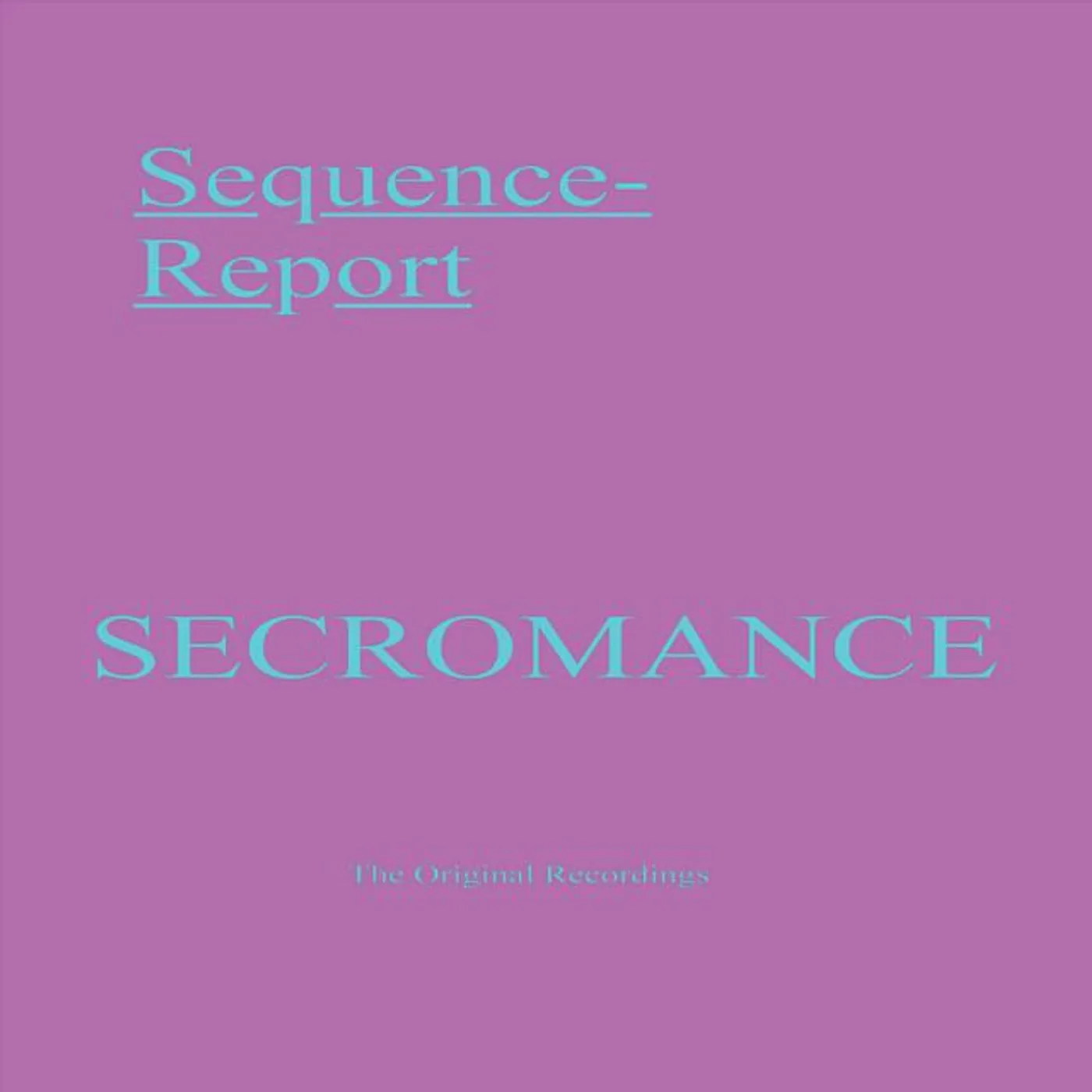 Sequence Report