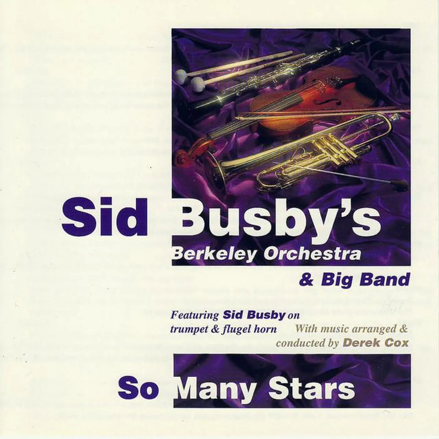 Sid Busby's Berkeley Orchestra & Big Band Brand Page