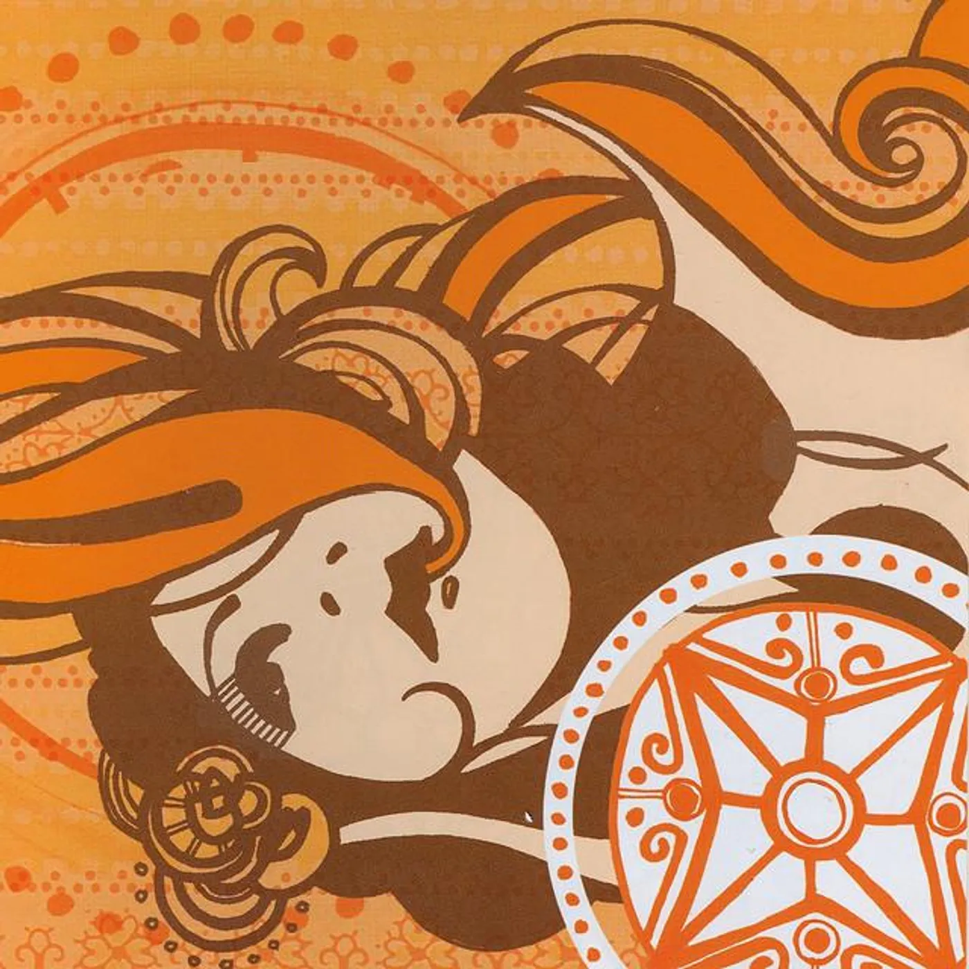 Spain Colored Orange