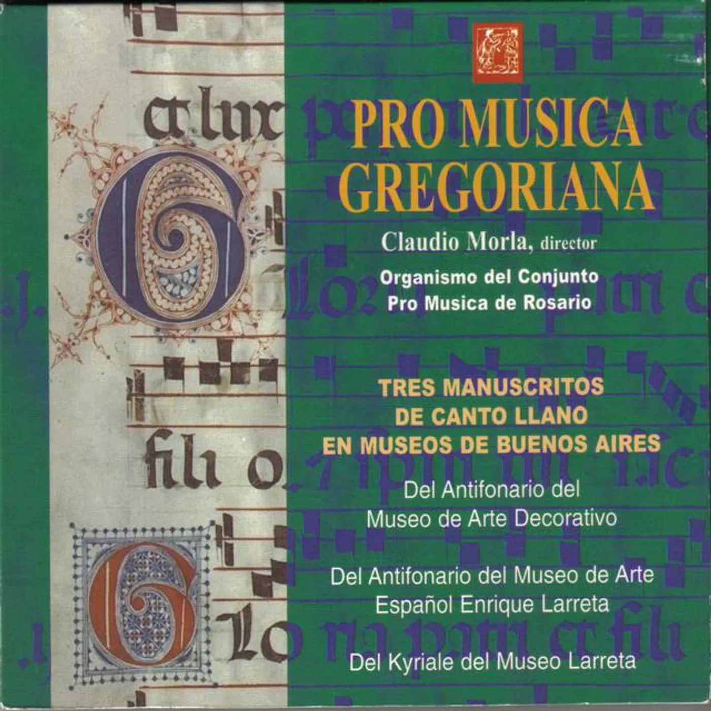 Pro Musica Gregoriana Brand Page