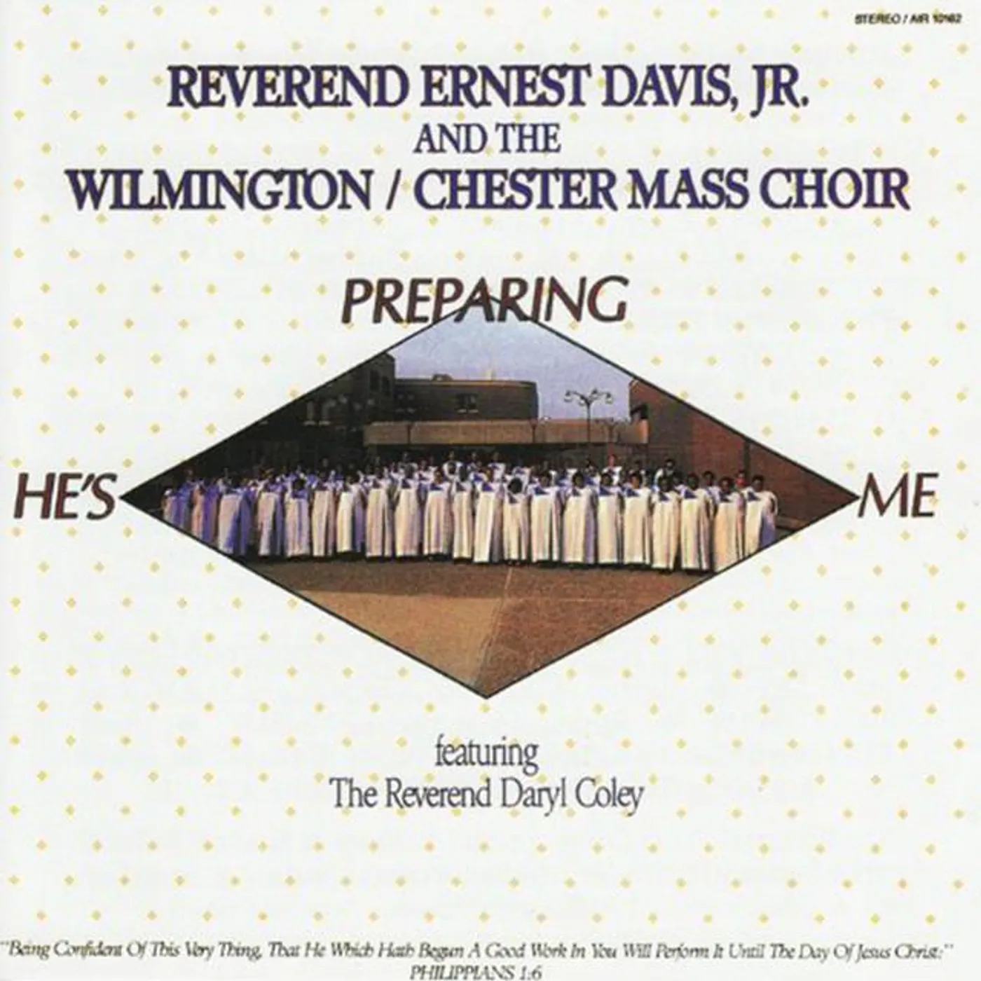 Rev. Ernest Davis, Jr. Brand Page