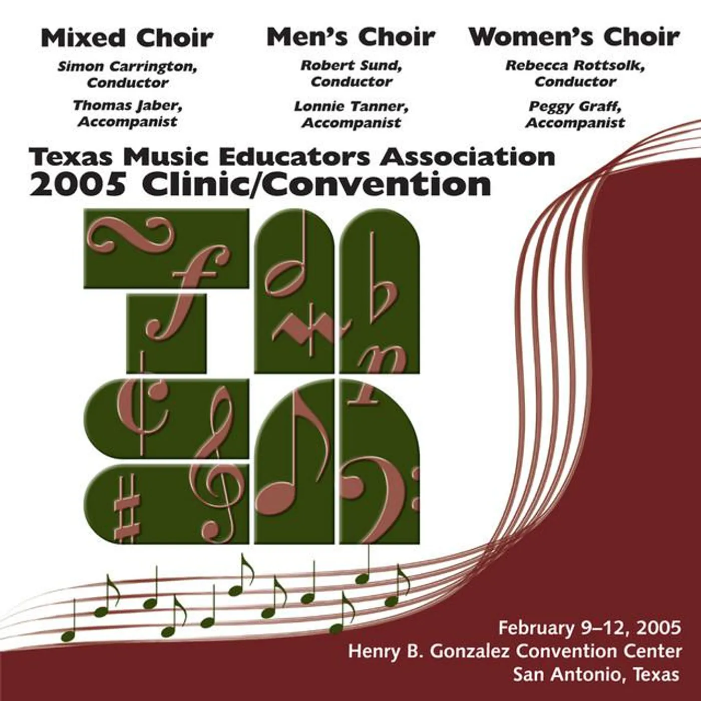 Texas All-State Men's Choir Brand Page