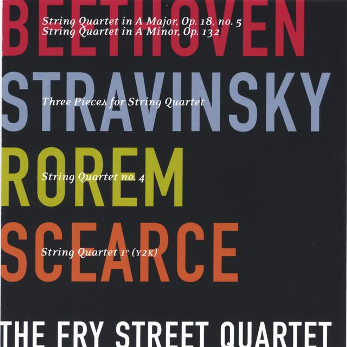 The Fry Street Quartet Brand Page