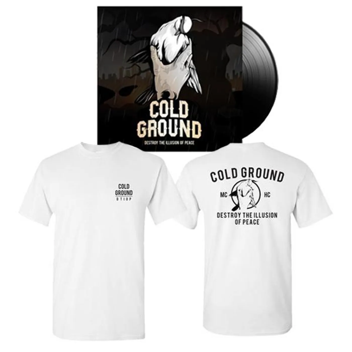 Cold Ground Destroy The Illusion Of Peace - White Bundle