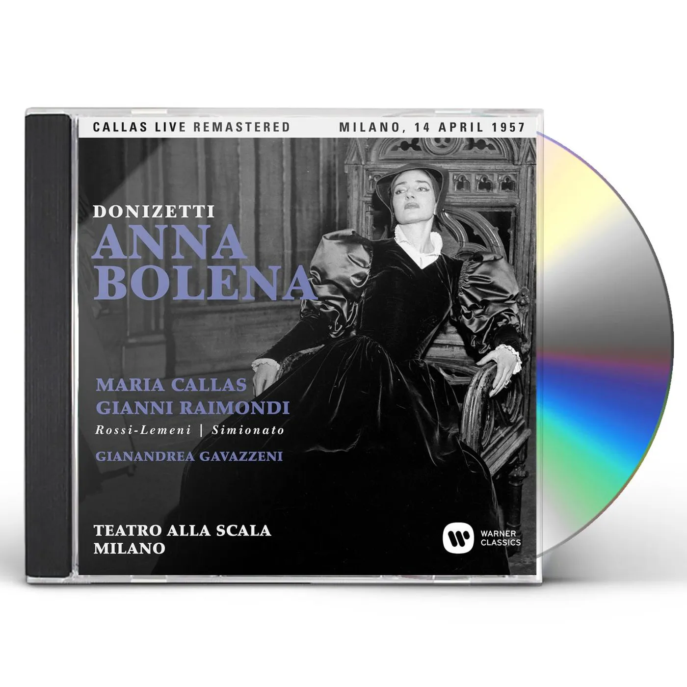 Maria Callas DONIZETTI: ANNA BOLENA (MILANO 14/04/1957) CD
