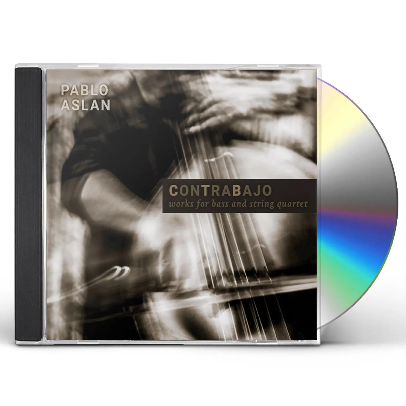 Pablo Aslan CONTRABAJO WORKS FOR BASS & STRING QUARTET CD