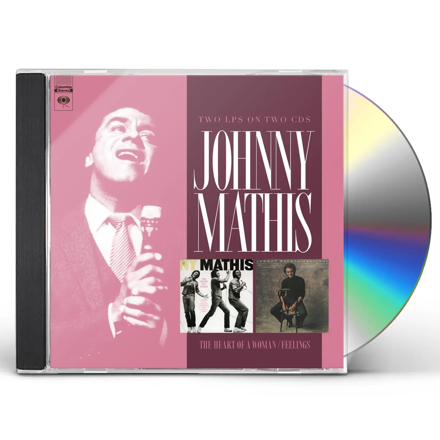 Johnny Mathis HEART OF A WOMAN / FEELINGS CD
