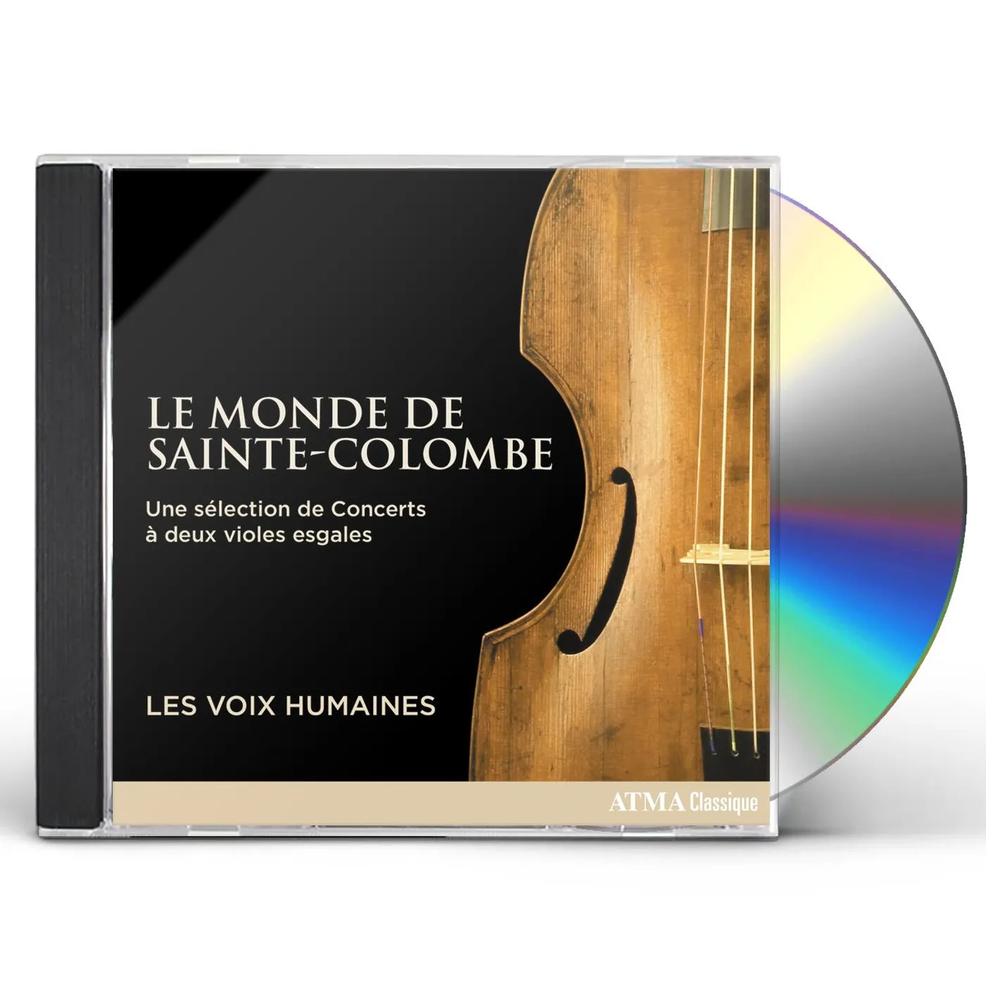 LES VOIX HUMAINES: LE MONDE DE SAINTE-COLOMBE - UNE SELECTION DE CONCERTS A DEUX VIOLES ESGALES CD