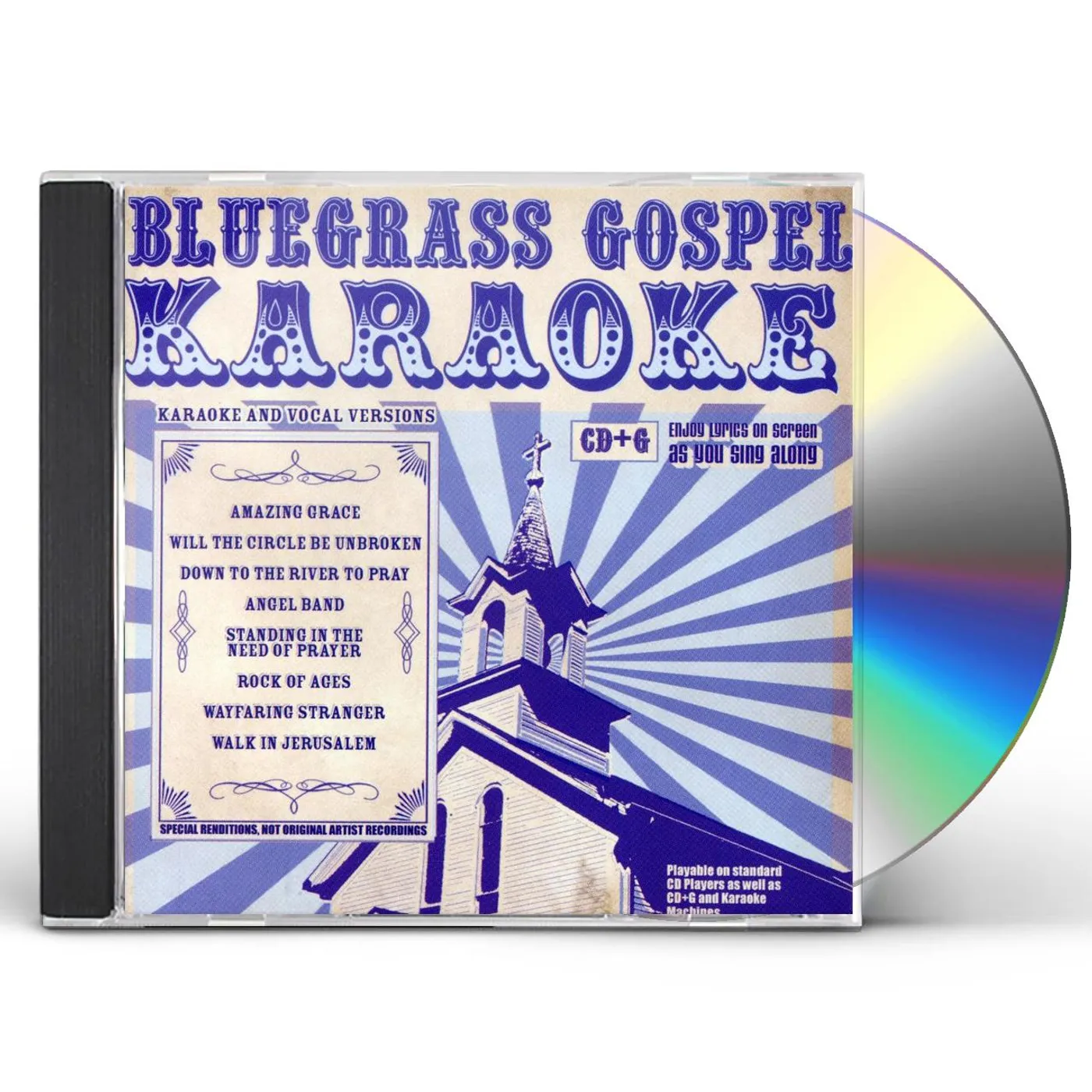 BLUEGRASS GOSPEL KARAOKE CD