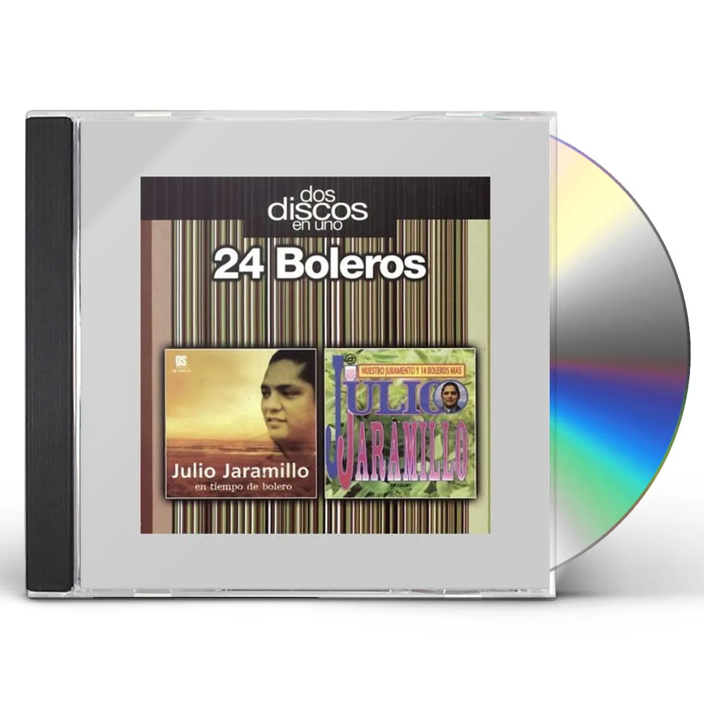 Julio Jaramillo 24 BOLEROS: DOS DISCOS EN UNO CD