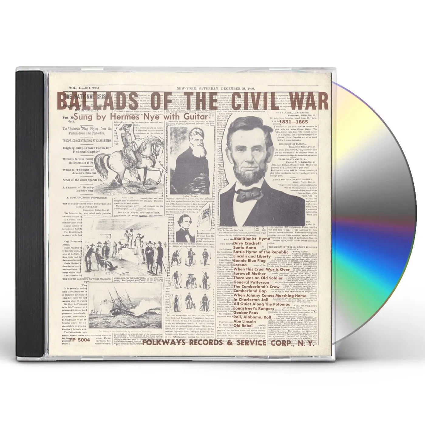 Hermes Nye BALLADS OF THE CIVIL WAR CD