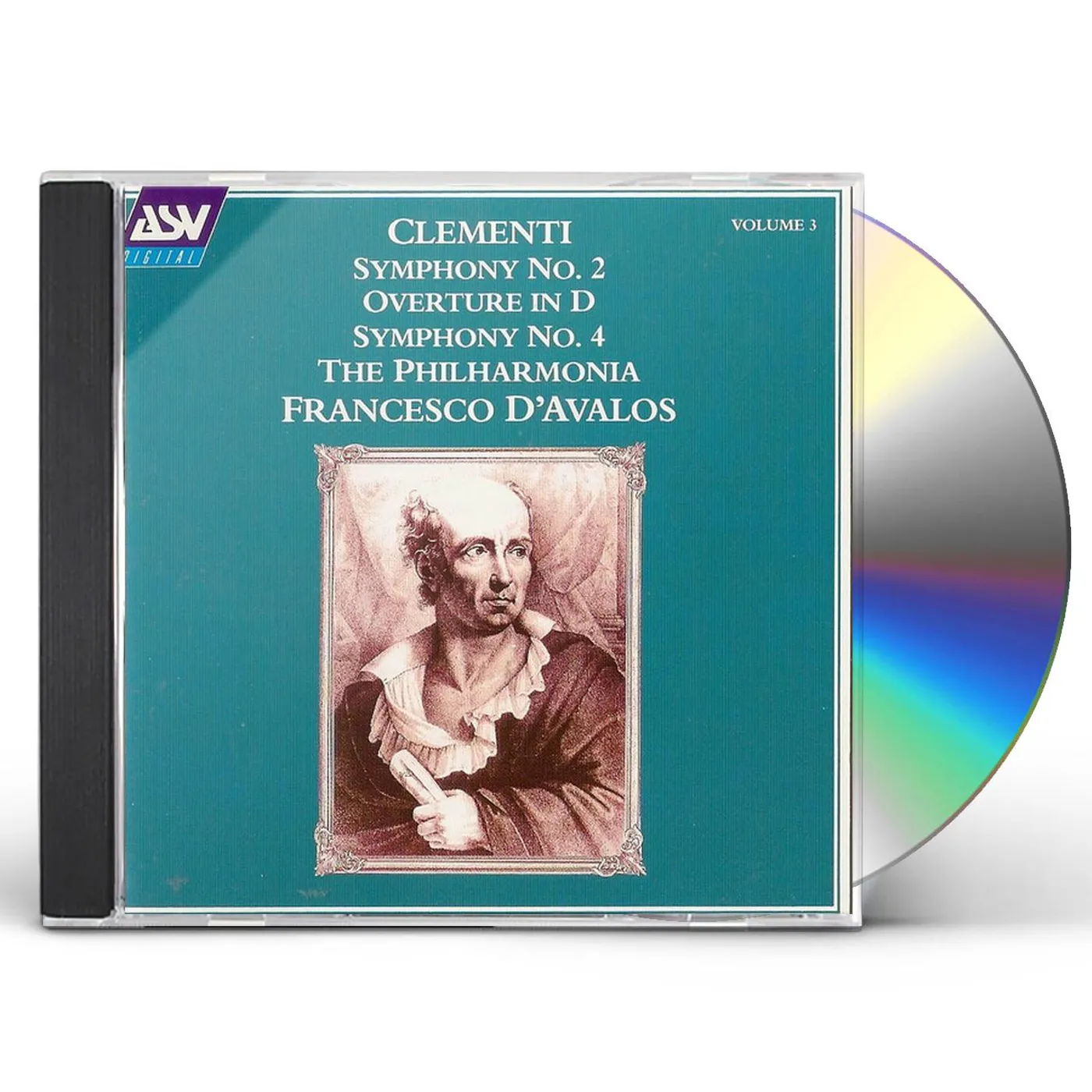 Various Artists  CLEMENTI SYMPHONIES 2 & 4 / OVERTURE IN D. (PHILHARMONIA ORCH./ D'AVALOS) CD