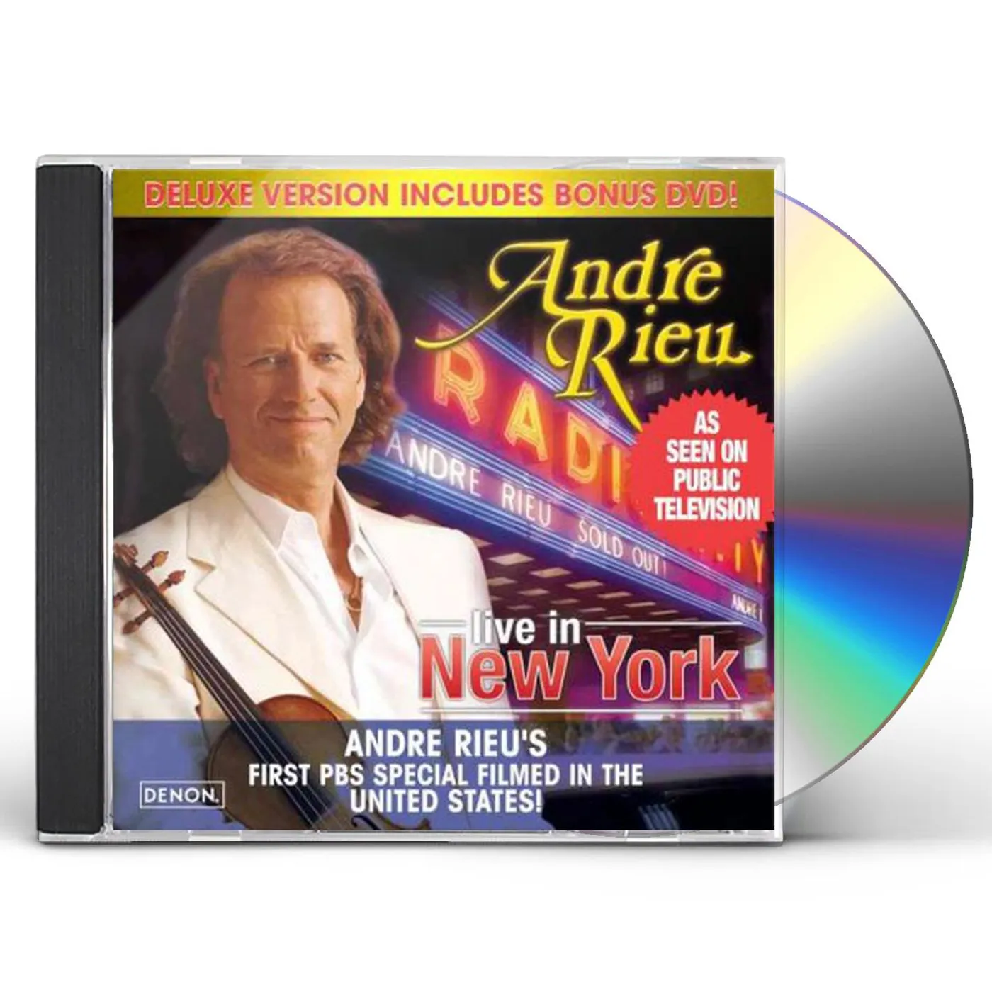Andre Rieu RADIO CITY MUSIC HALL LIVE IN NEW YORK CD