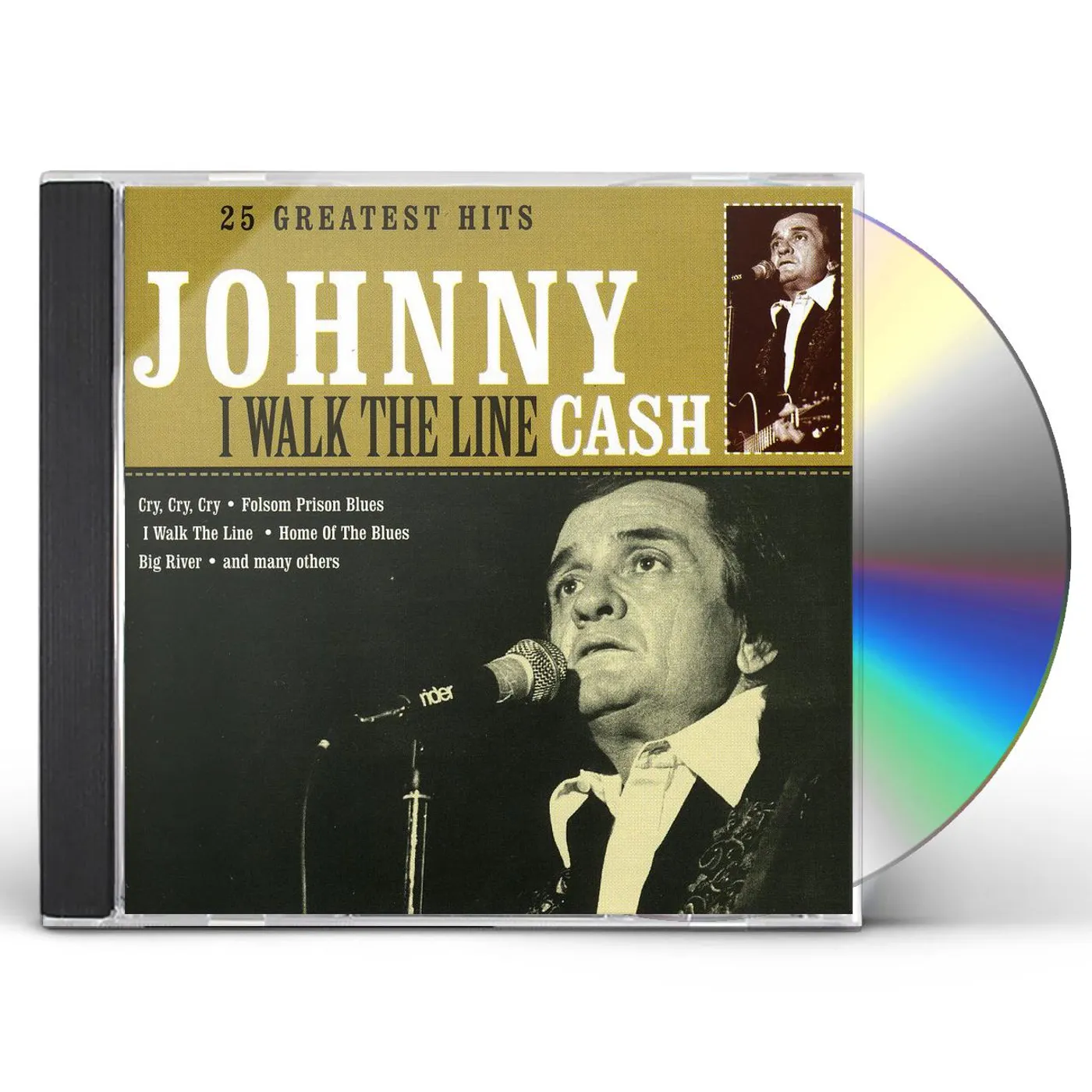 Johnny Cash I WALK THE LINE: 25 GREATEST HITS CD