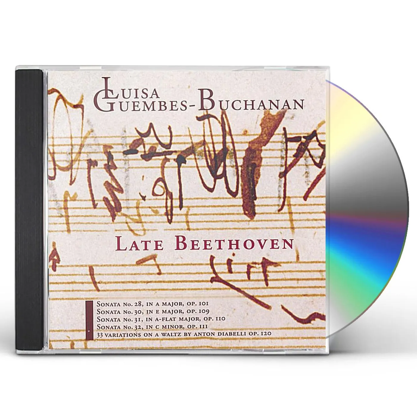 Luisa Guembes-Buchanan LATE BEETHOVEN CD